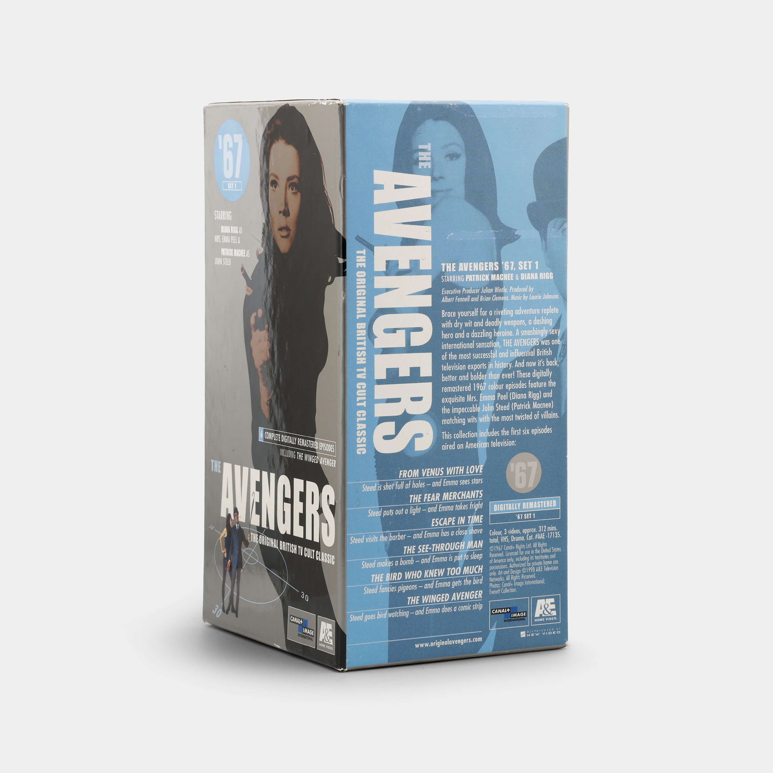 The Avengers ’67: Set 1 VHS Tape Set