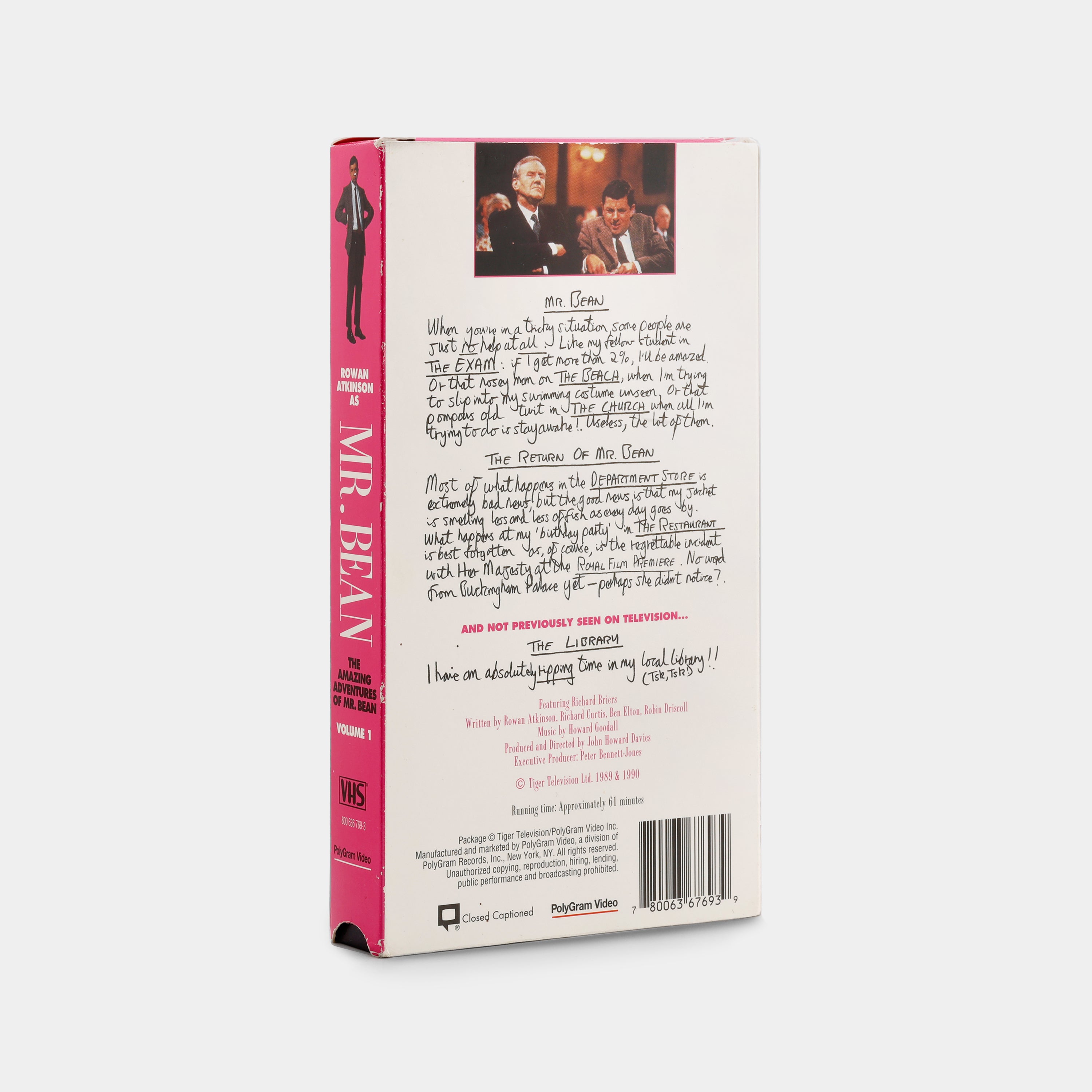 Mr. Bean: The Amazing Adventures of Mr. Bean VHS Tape