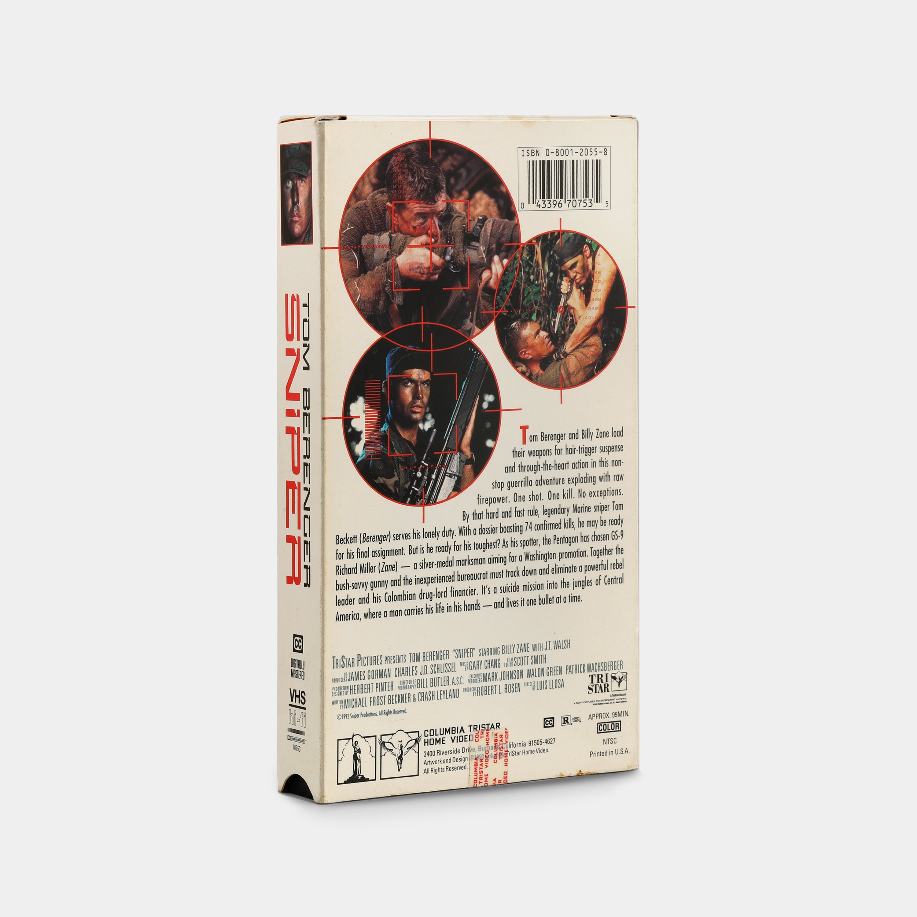 Sniper VHS Tape
