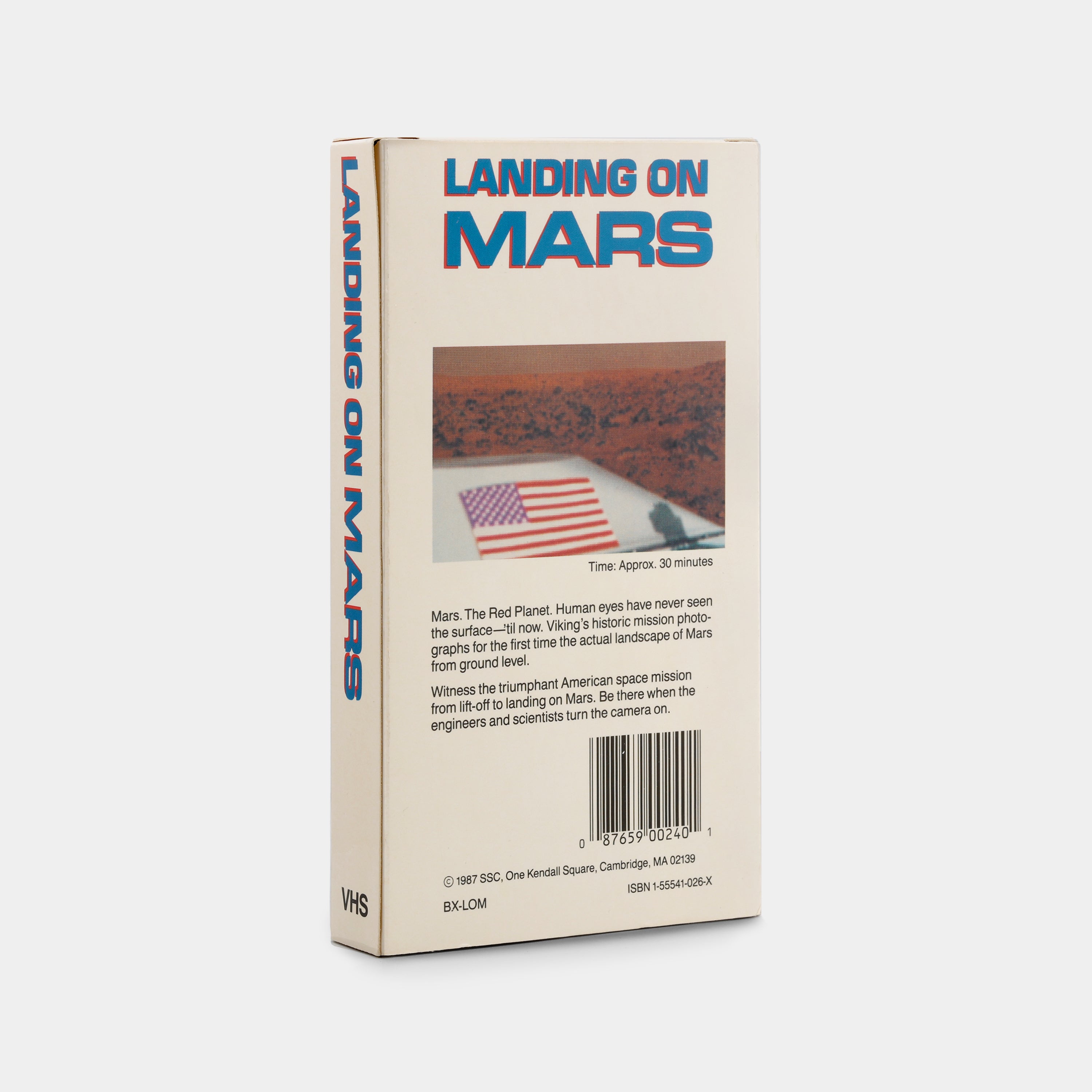Landing on Mars VHS Tape