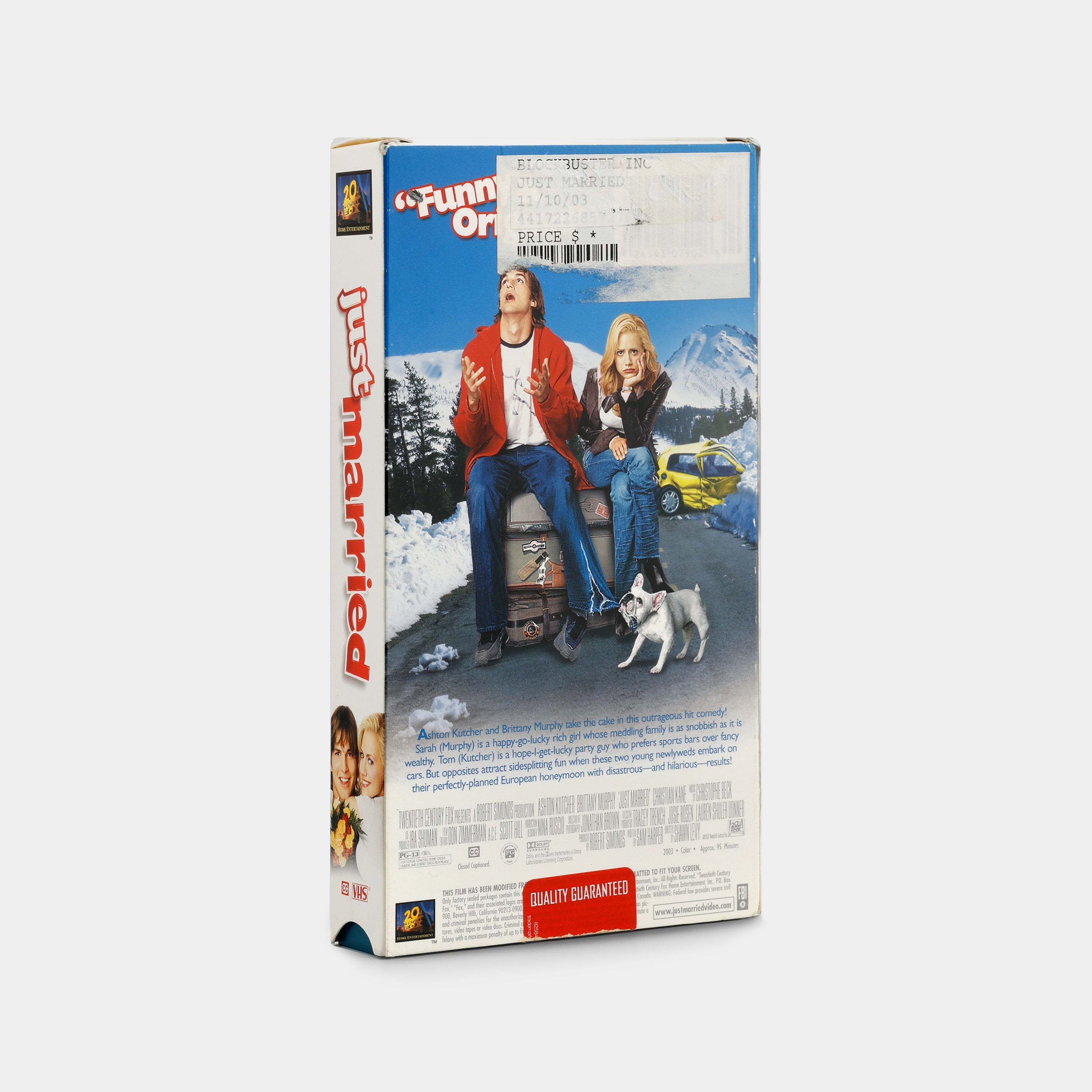 Just Married VHS Tape