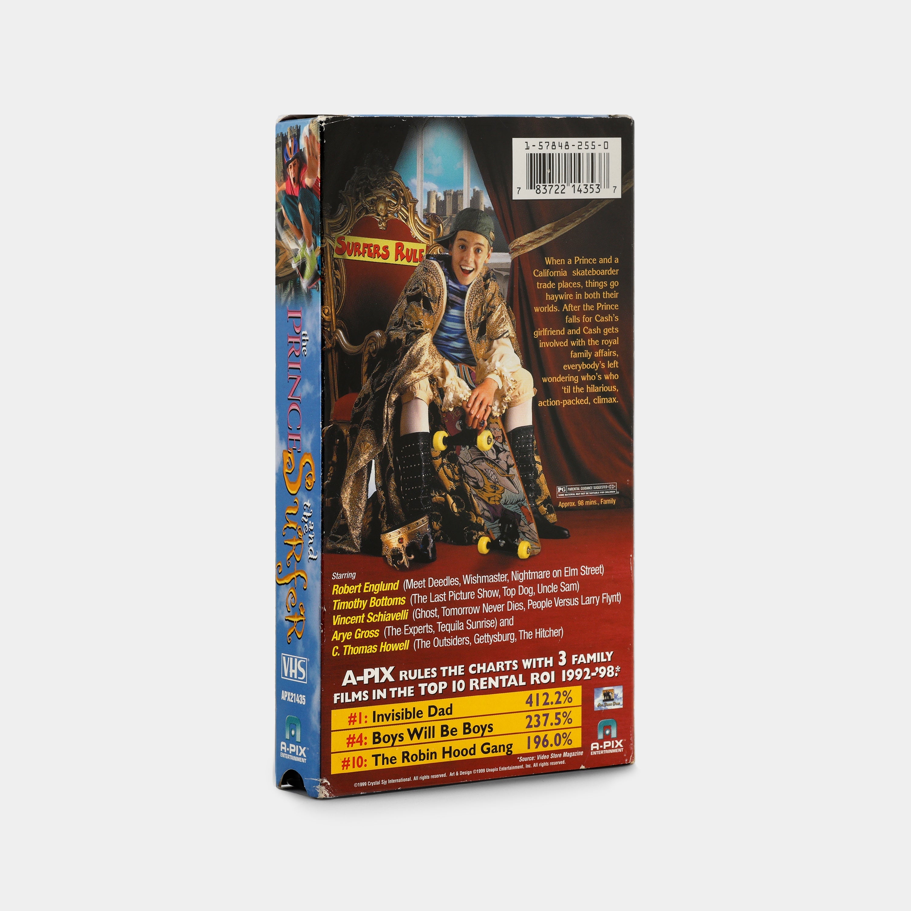 The Prince and the Surfer VHS Tape