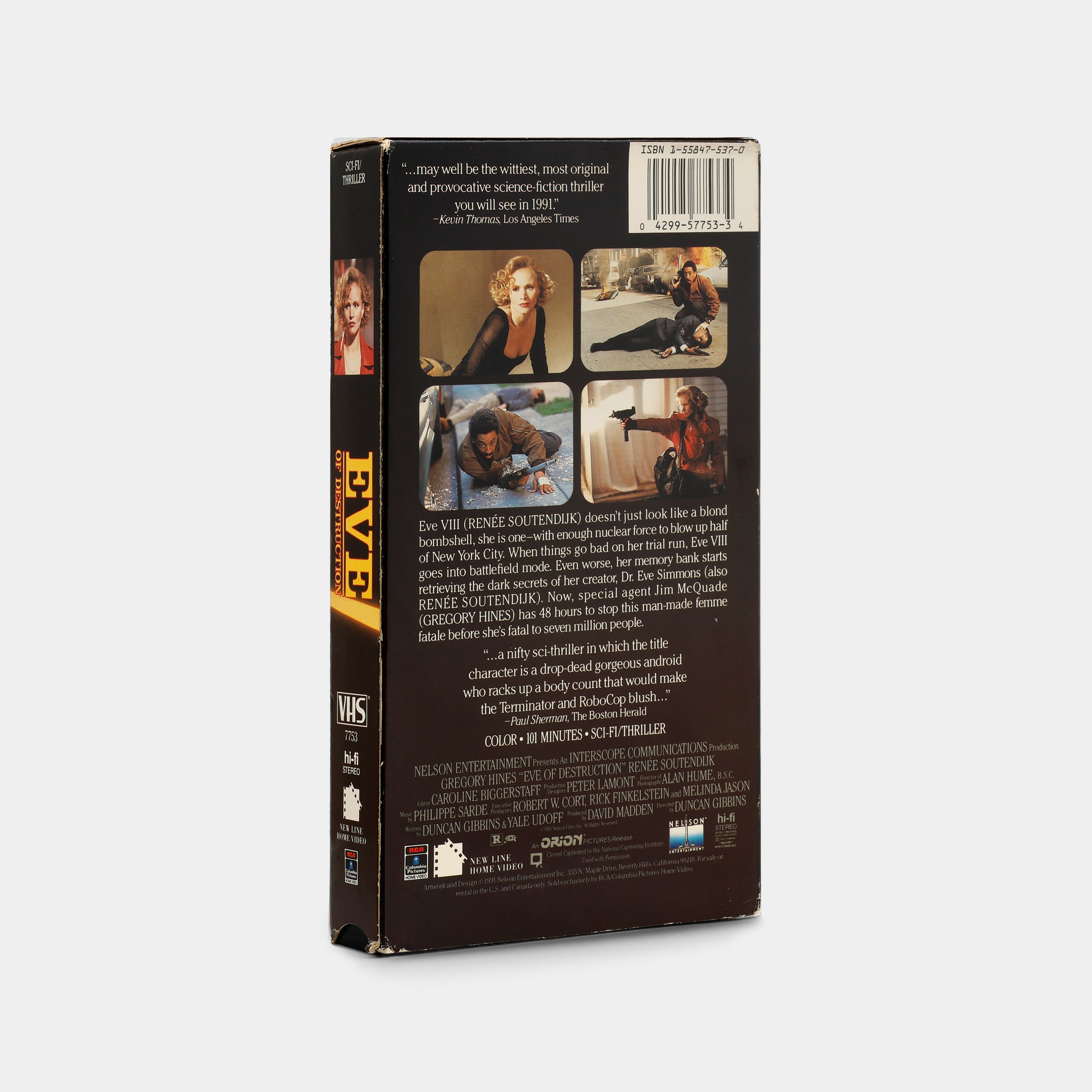 Eve of Destruction VHS Tape