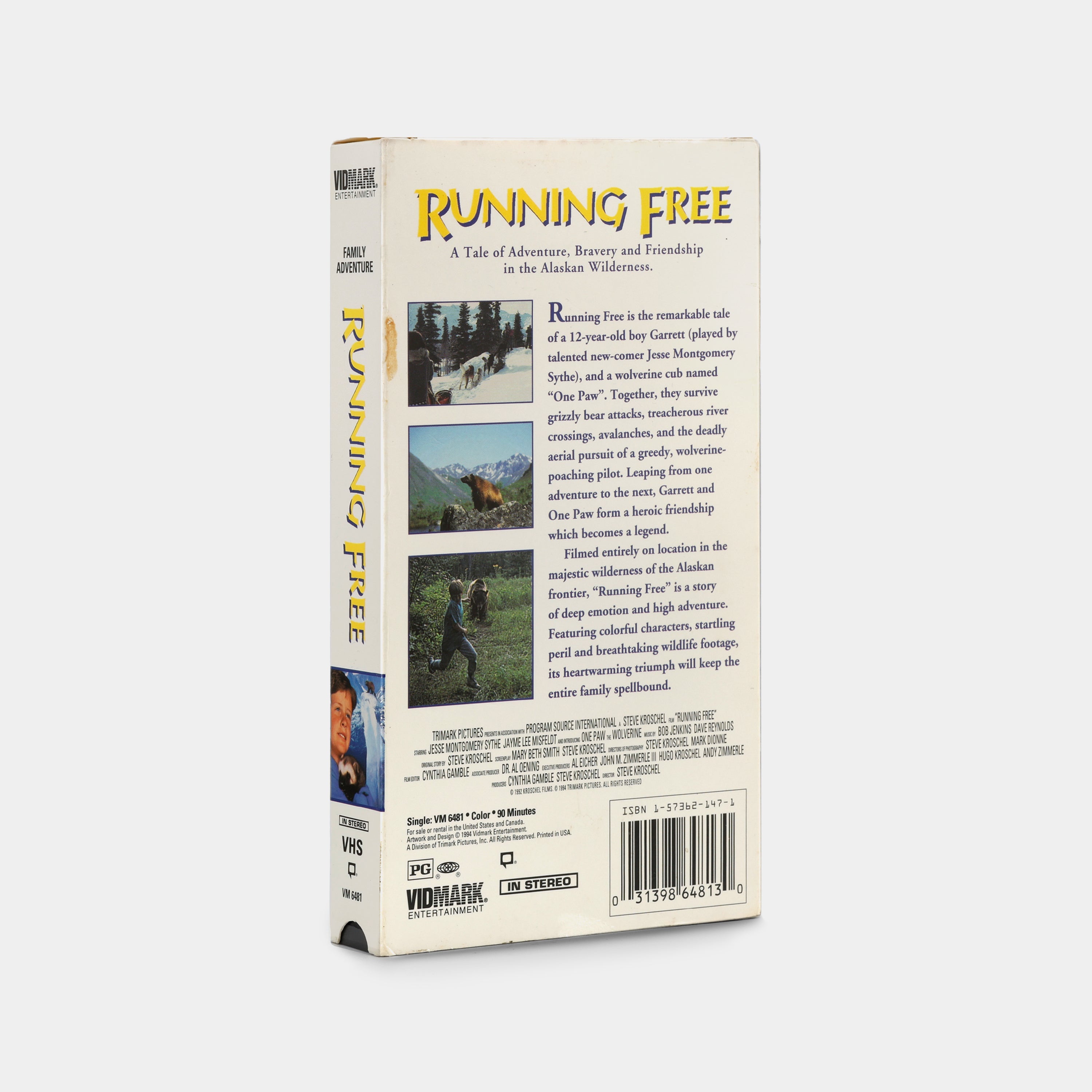 Running Free VHS Tape