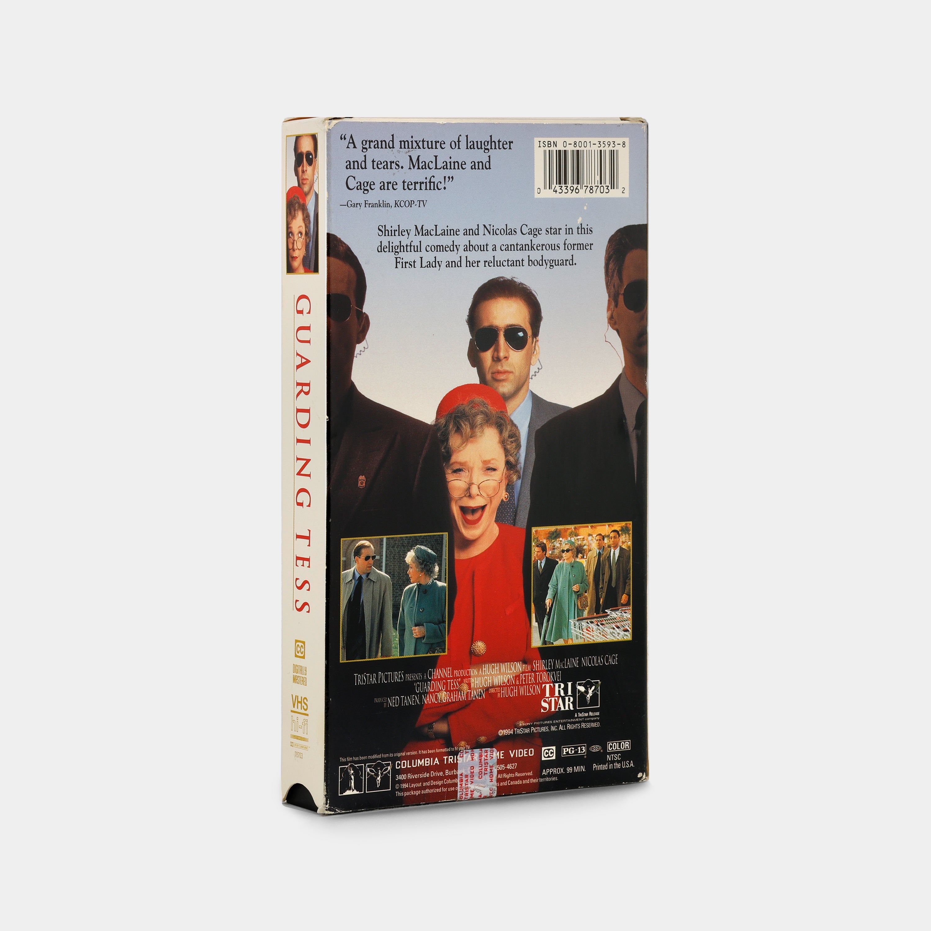 Guarding Tess VHS Tape