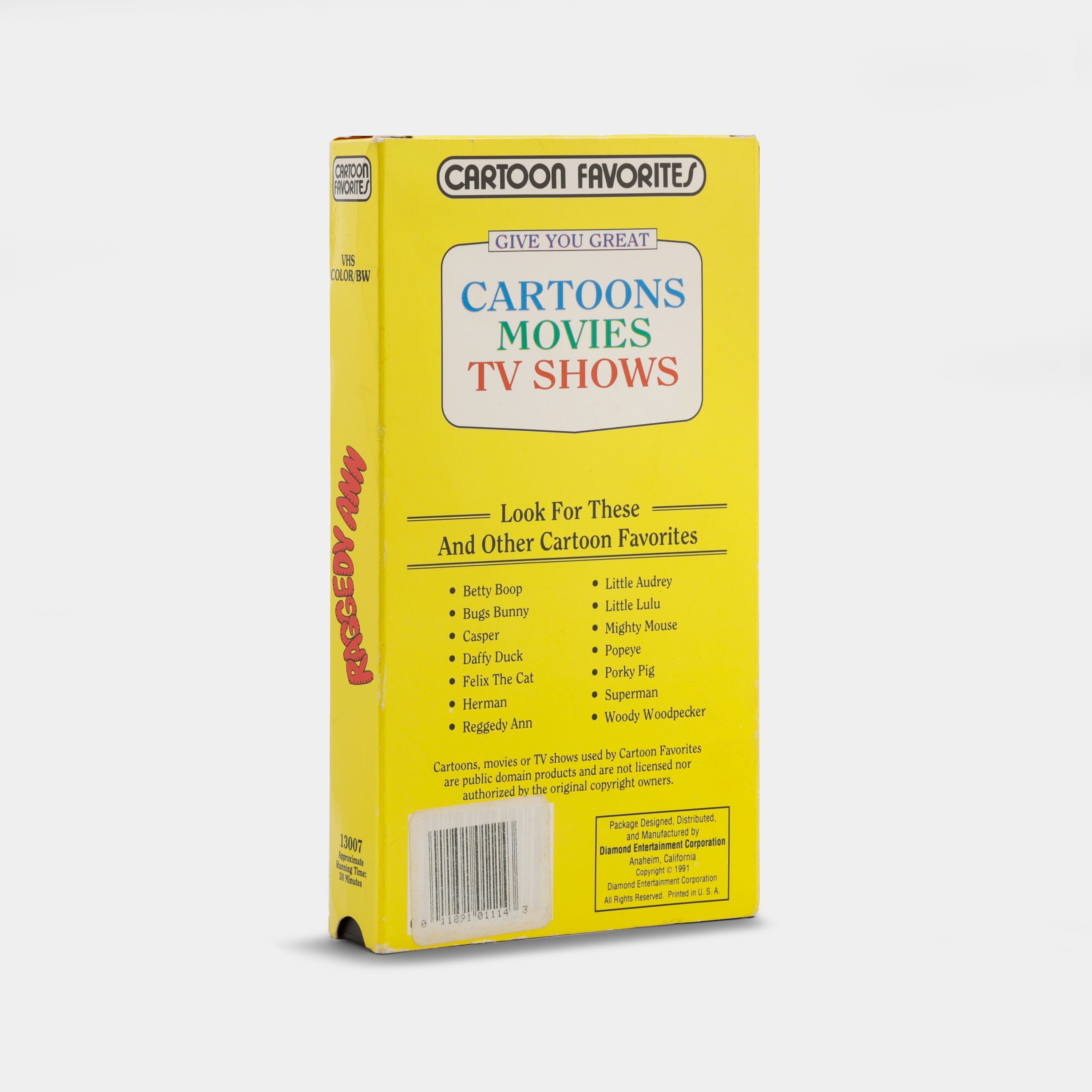 Raggedy Ann VHS Tape