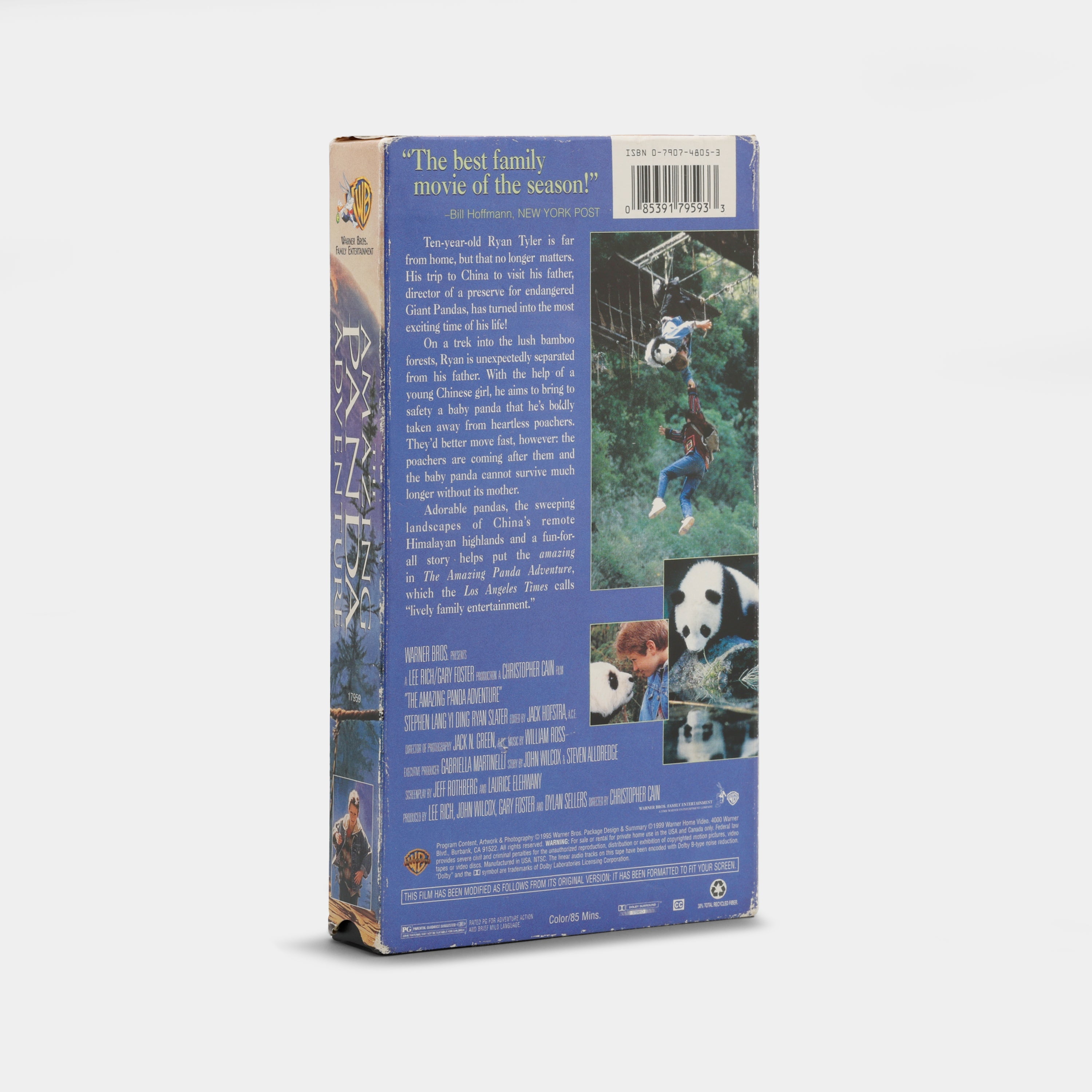 The Amazing Panda Adventure VHS Tape