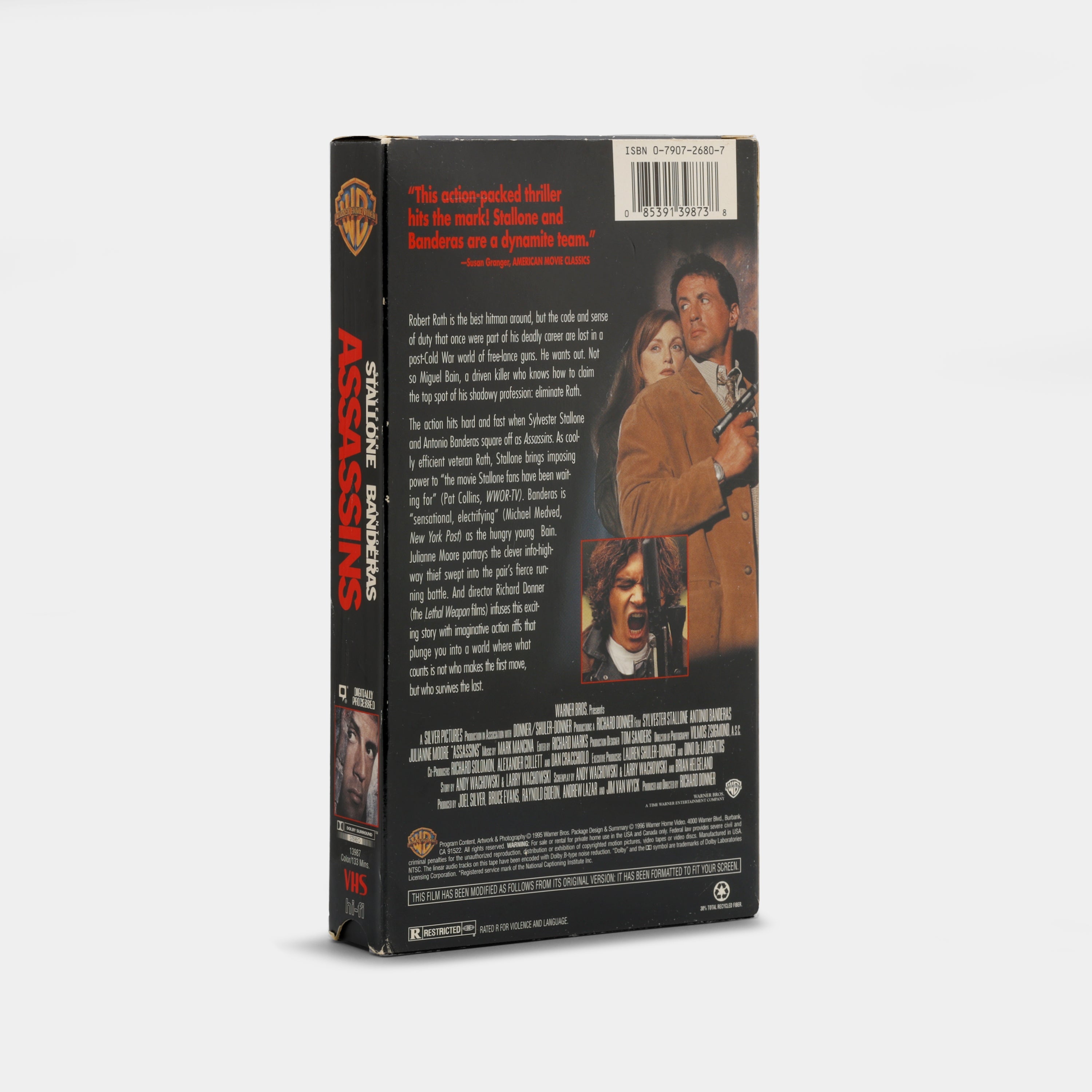 Assassins VHS Tape