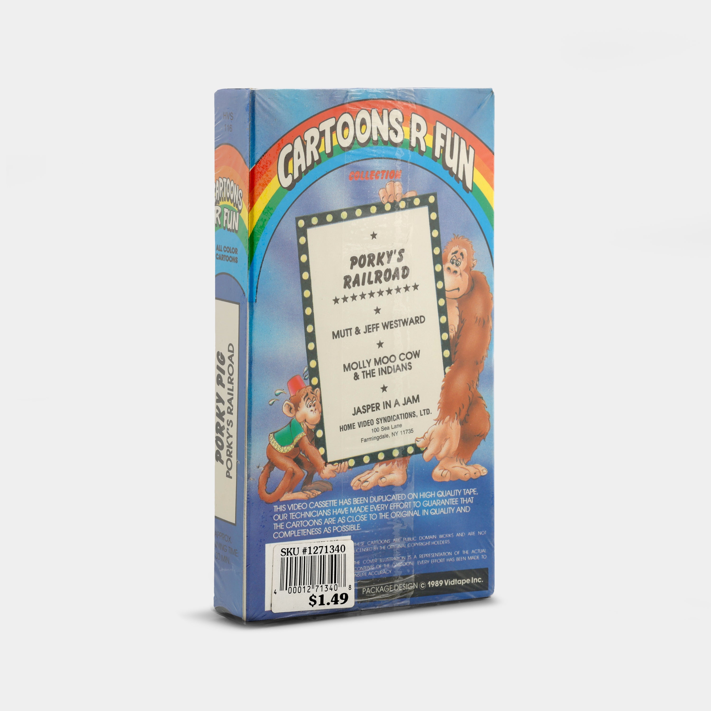 Porky Pig: Porky's Railroad (Sealed) VHS Tape