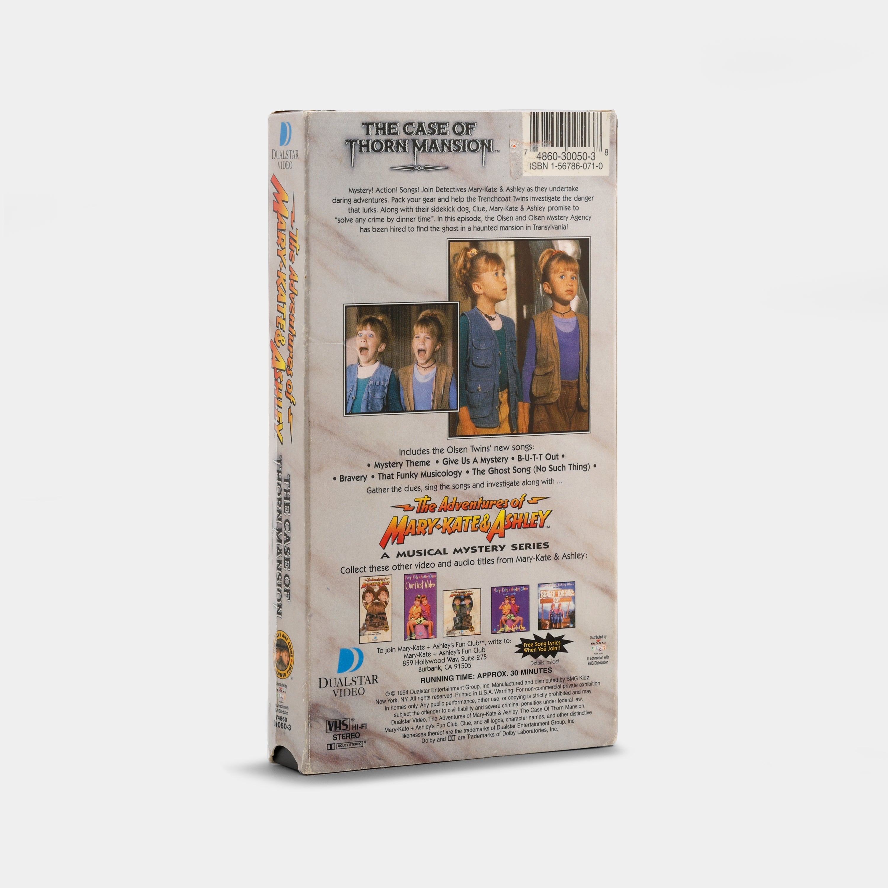 The Adventures of Mary-Kate & Ashley: The Case of Thorn Mansion VHS Tape