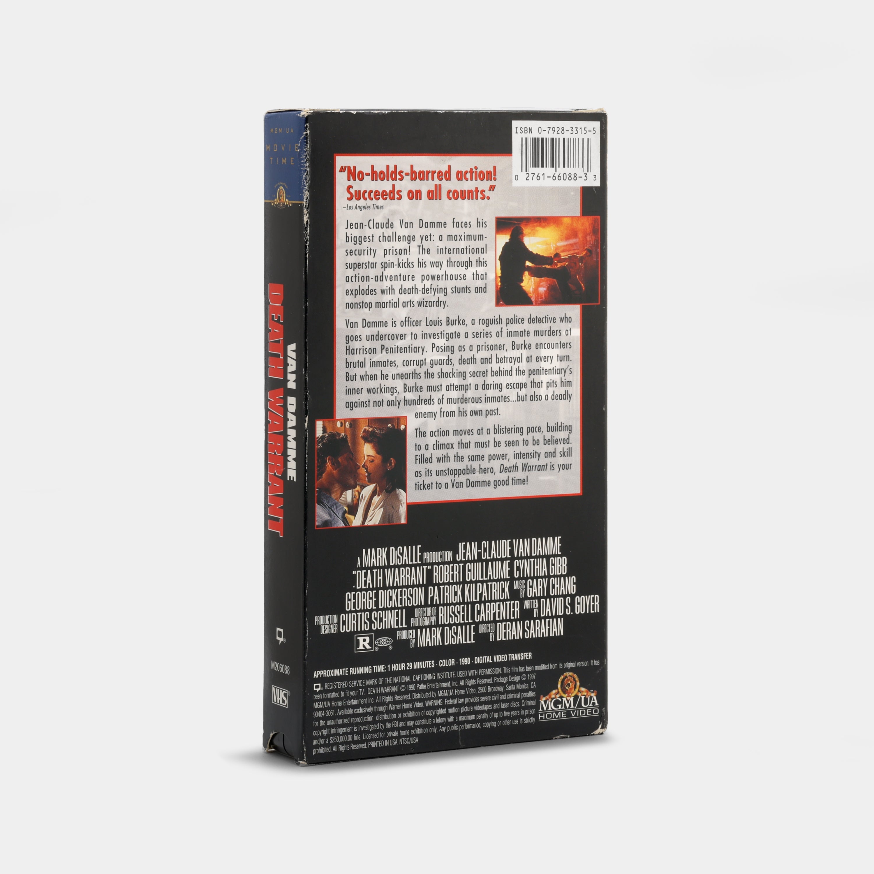 Death Warrant VHS Tape
