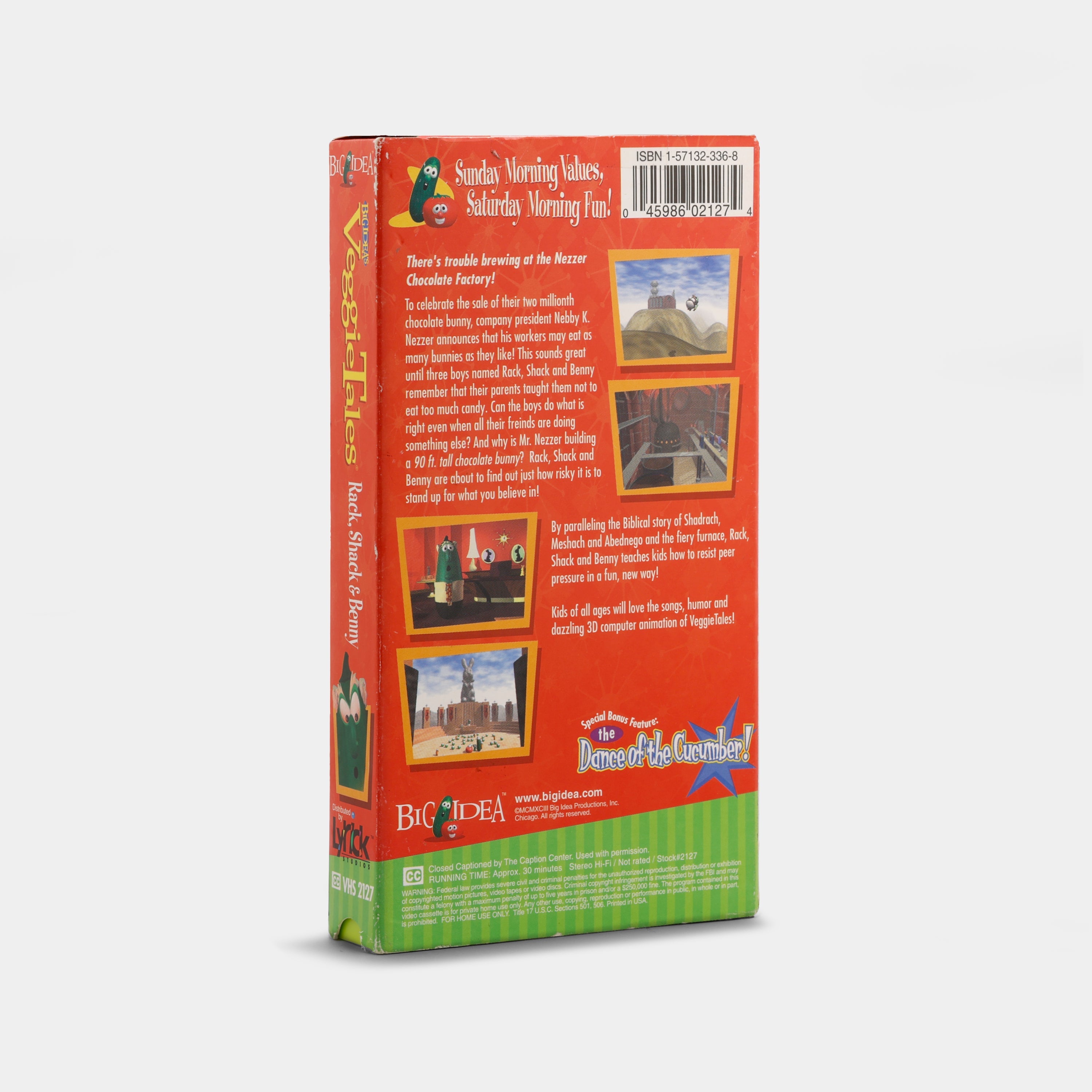 VeggieTales: Rack, Shack & Benny VHS Tape