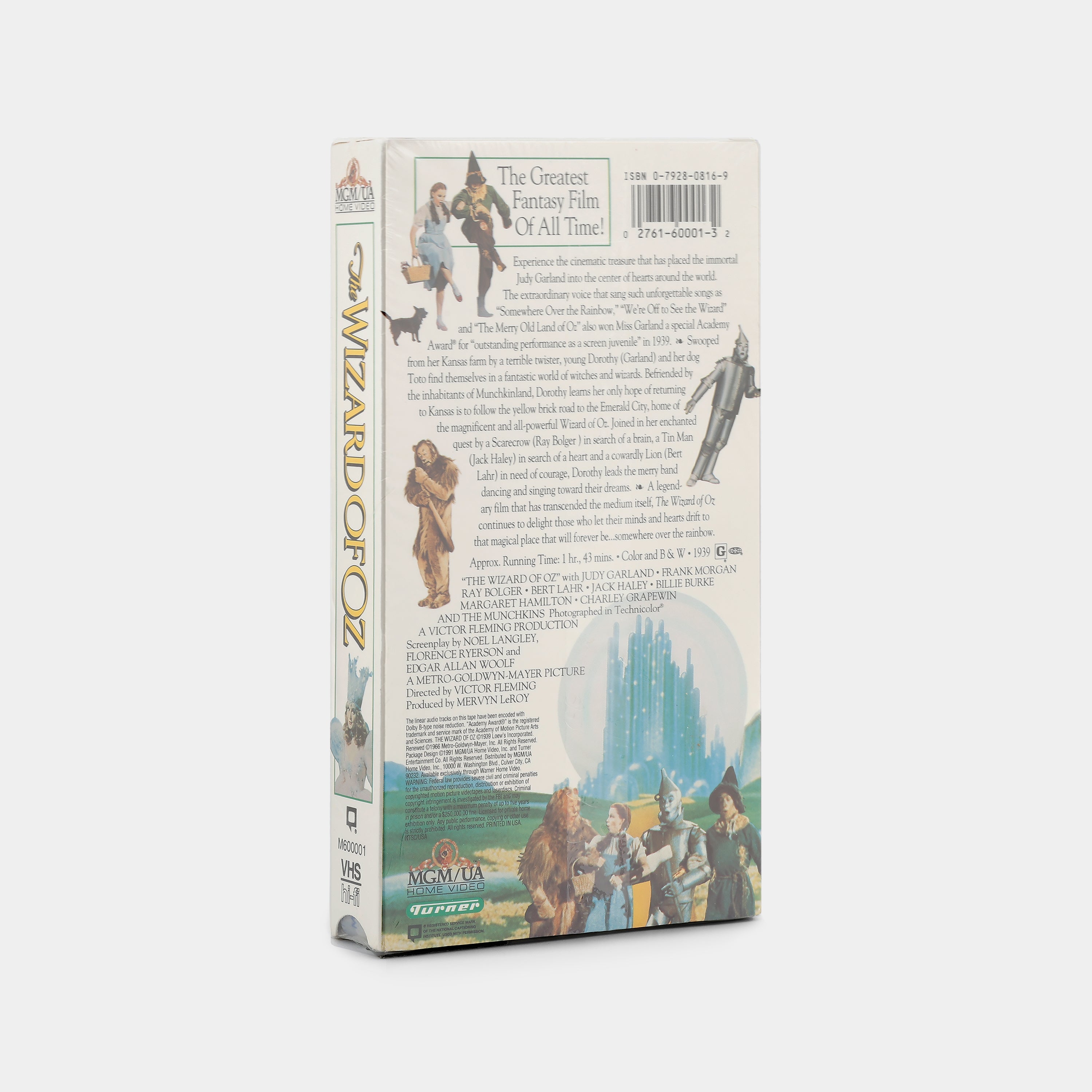The Wizard of Oz (Sealed) VHS Tape