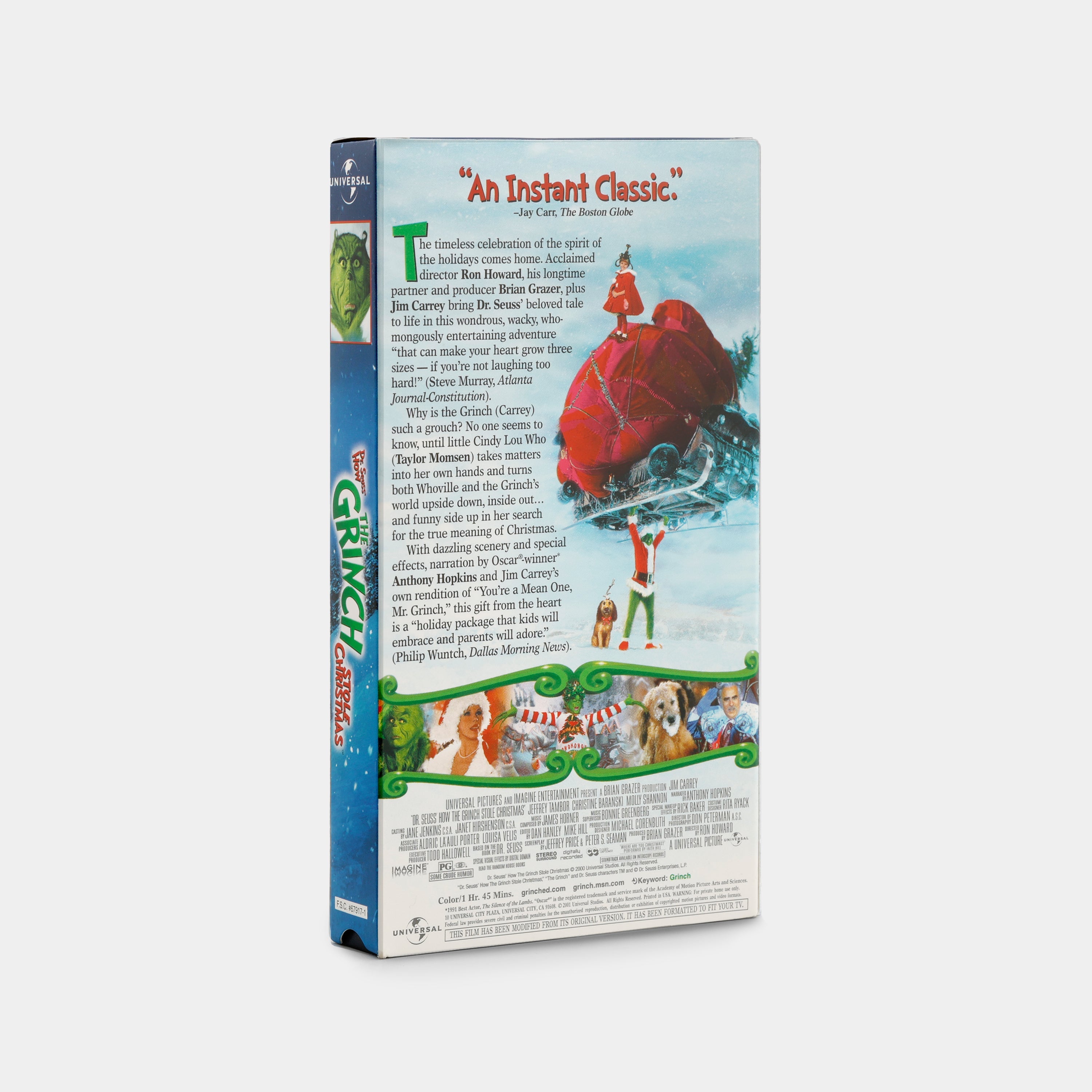 How the Grinch Stole Christmas VHS Tape