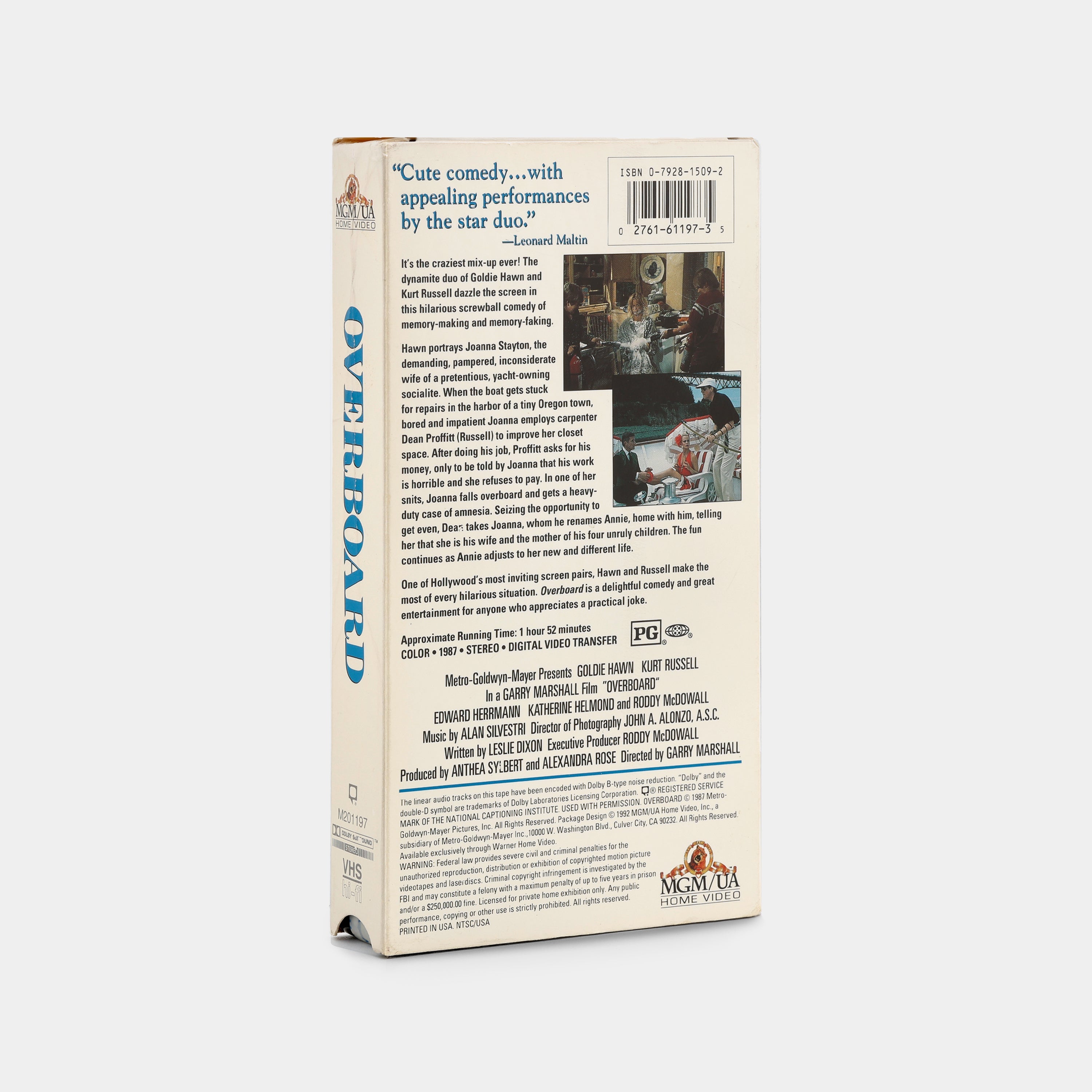 Overboard VHS Tape