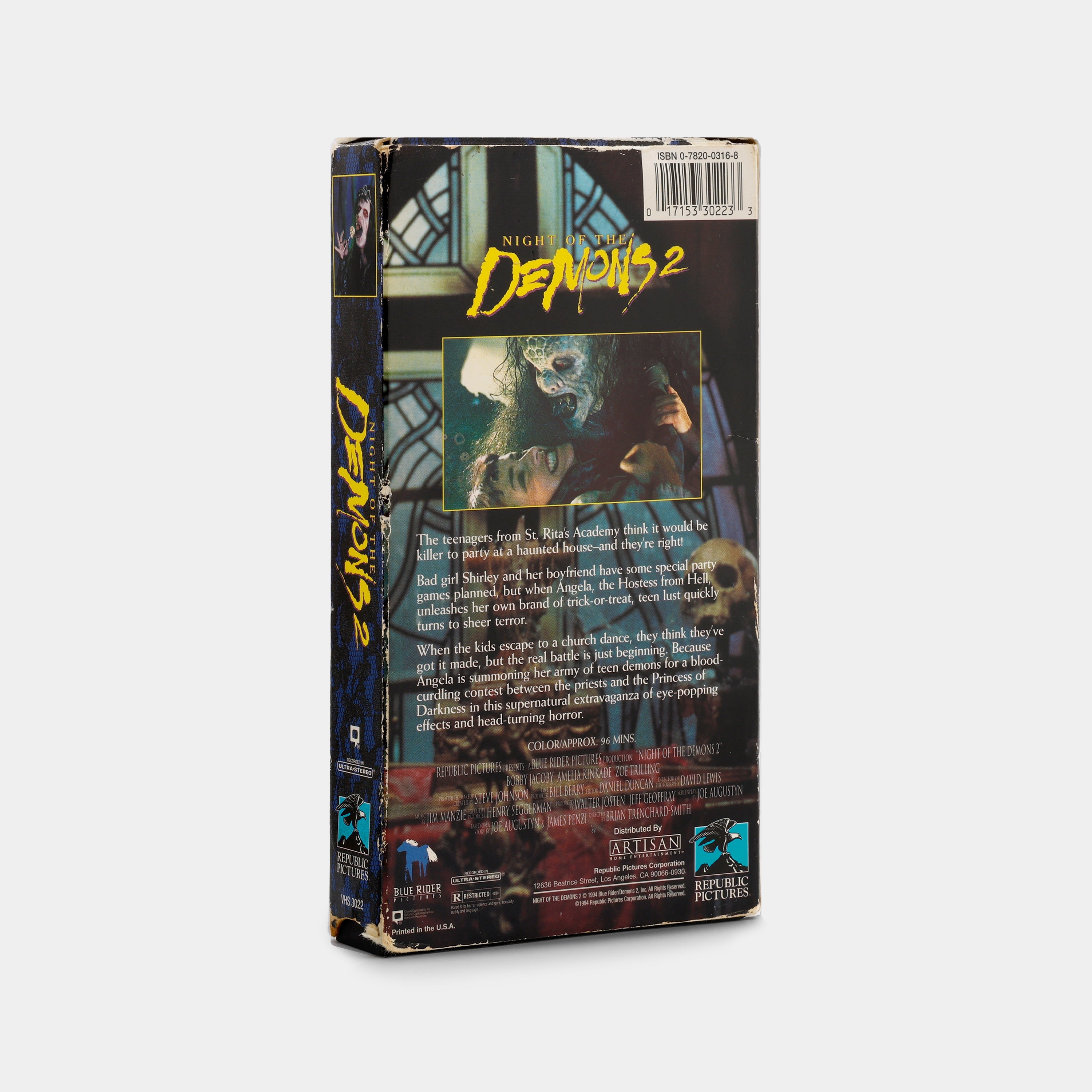 Night of the Demons 2 VHS Tape
