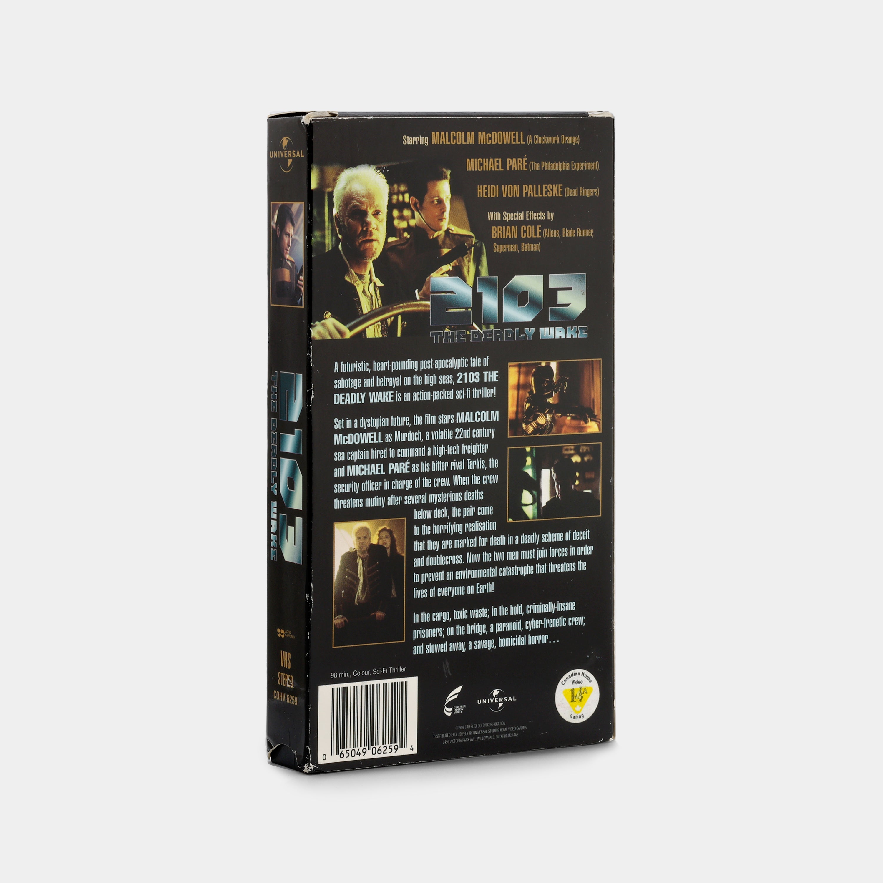 2103: The Deadly Wake VHS Tape