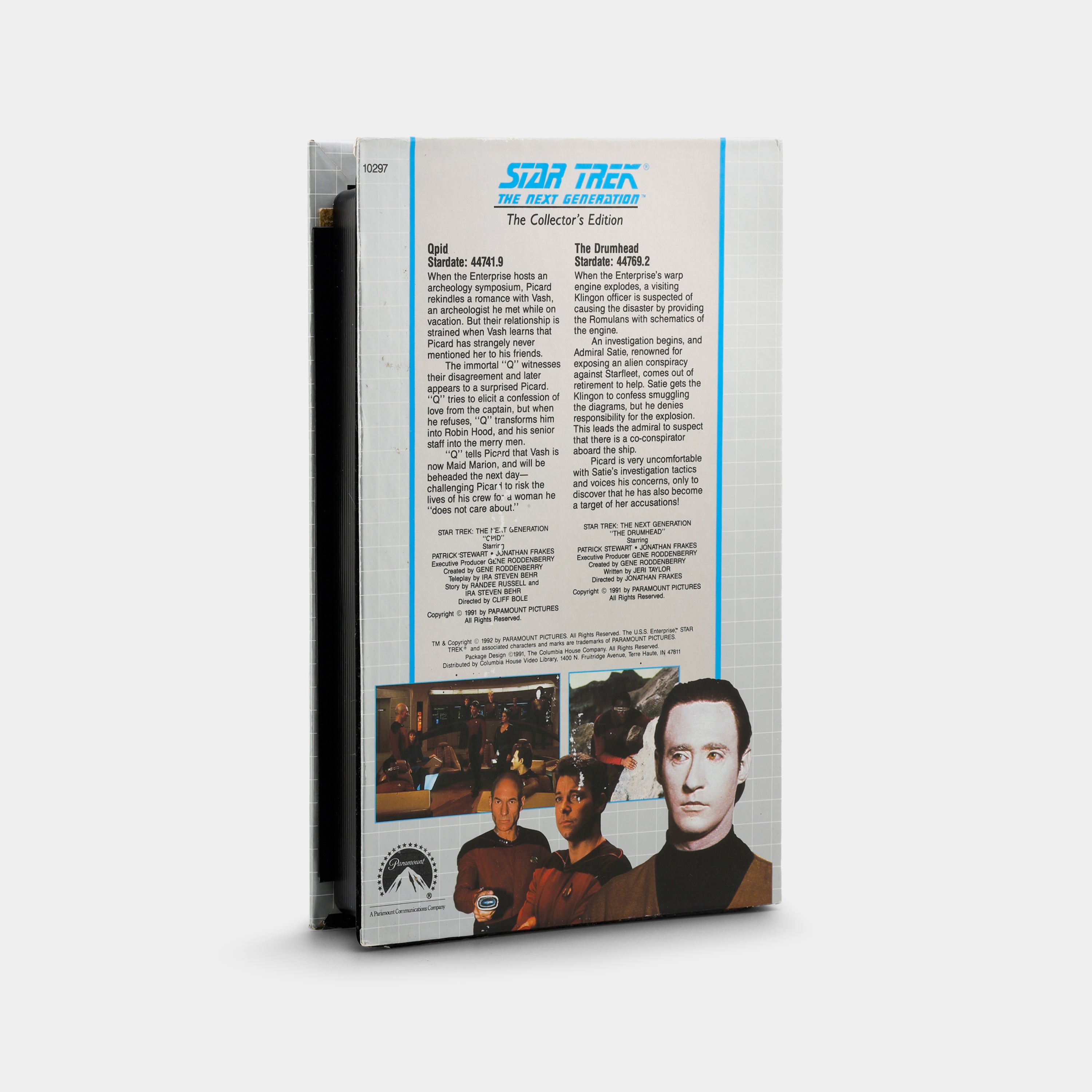 Star Trek The Next Generation: Qpid / The Drumhead VHS Tape