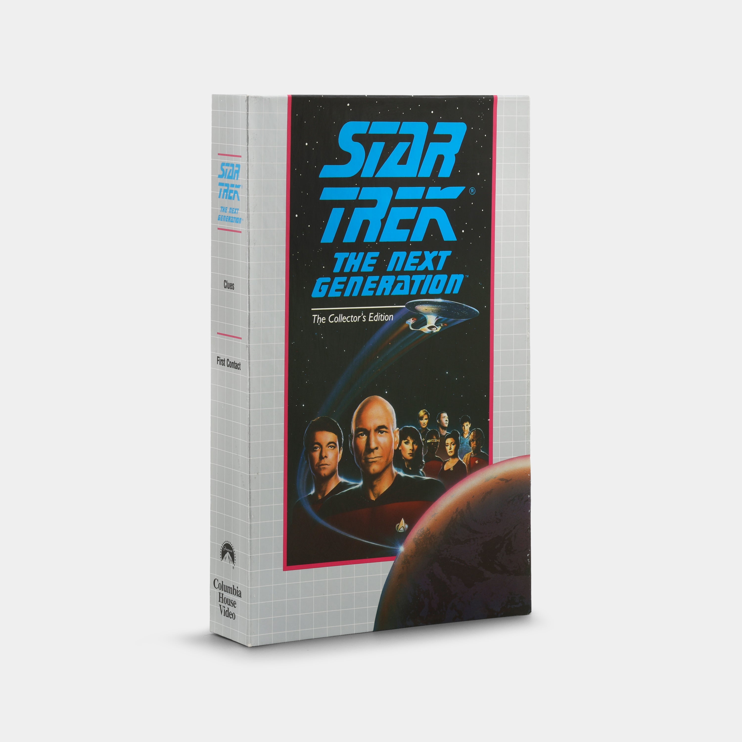 Star Trek The Next Generation: Clues / First Contact VHS Tape
