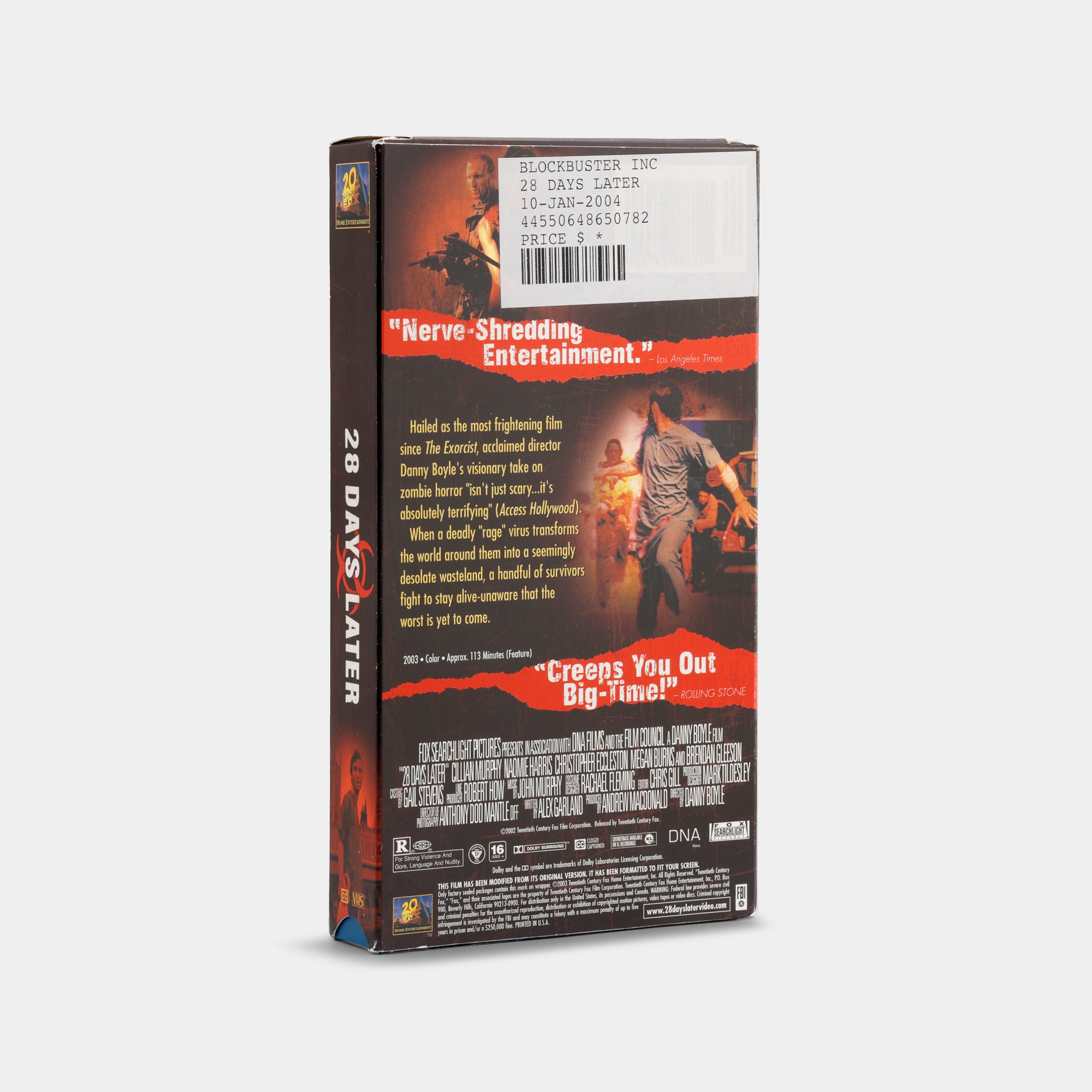 28 Days Later VHS Tape