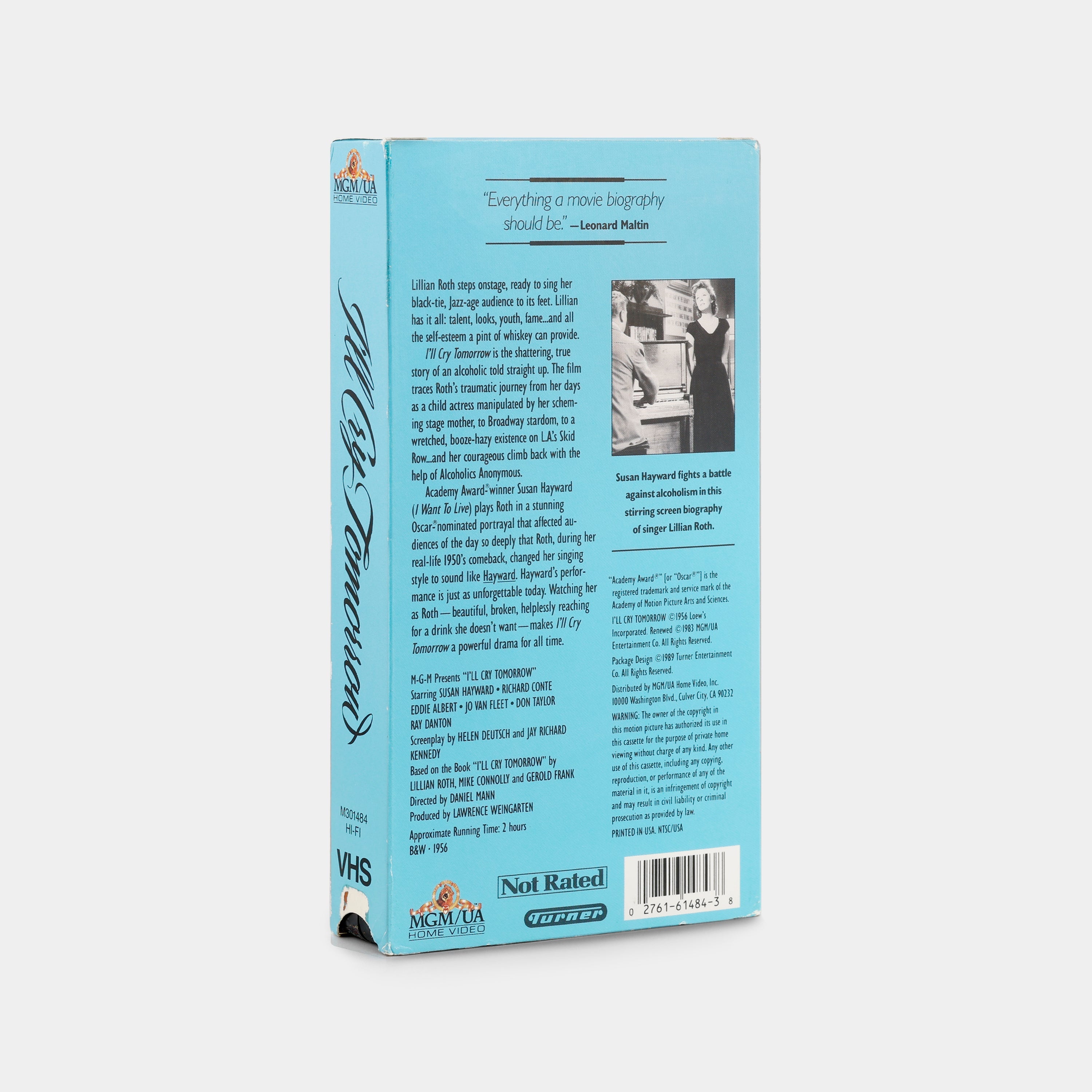 I’ll Cry Tomorrow VHS Tape