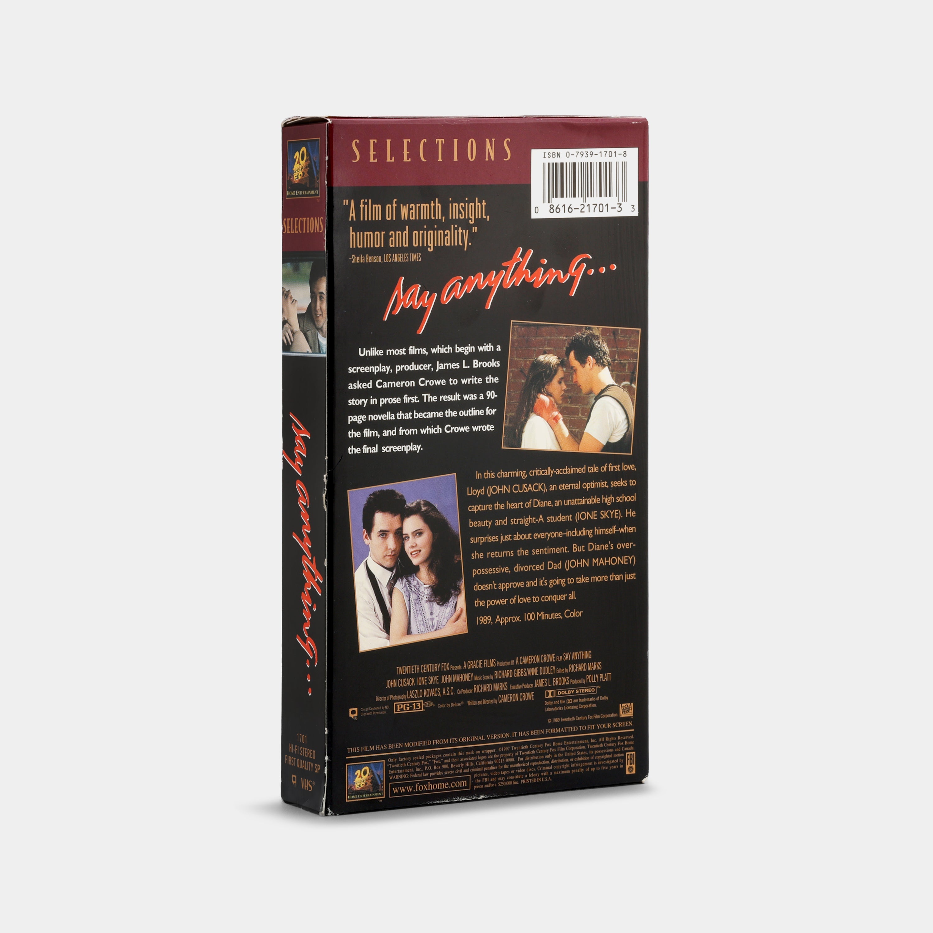 Say Anything… VHS Tape