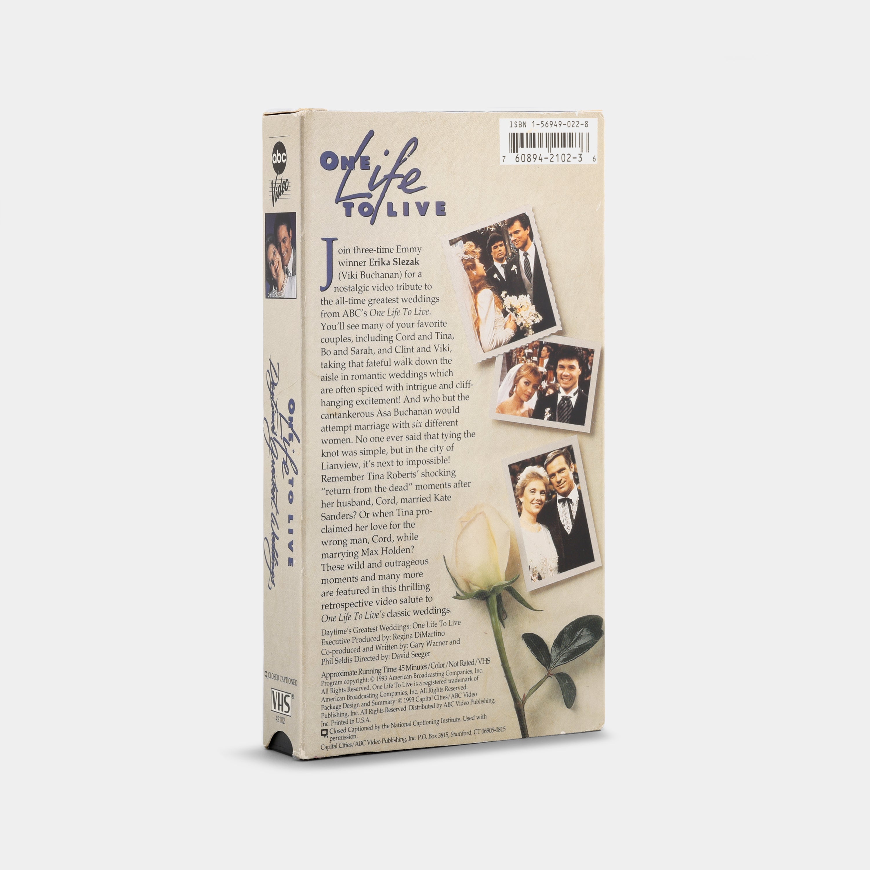 One Life to Live: Daytime’s Greatest Weddings VHS Tape