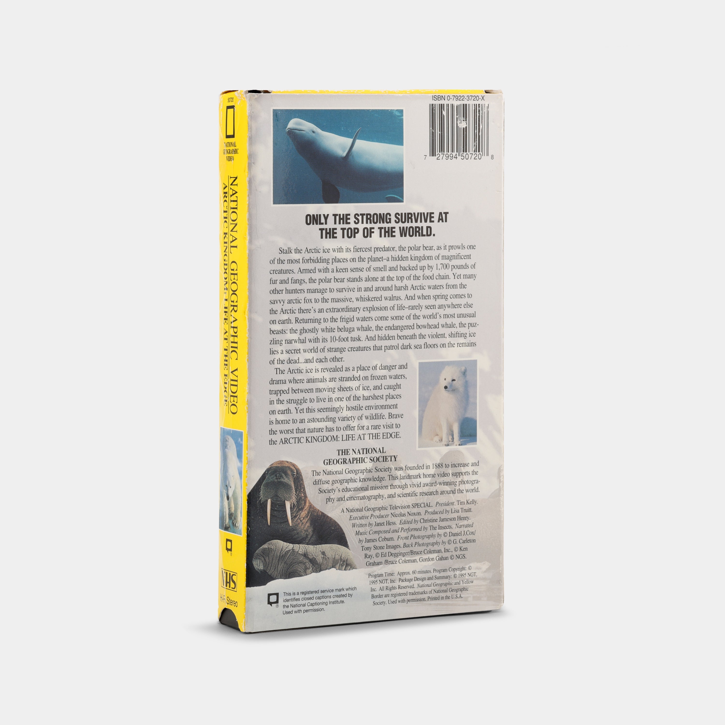 National Geographic's Arctic Kingdom: Life at the Edge VHS Tape