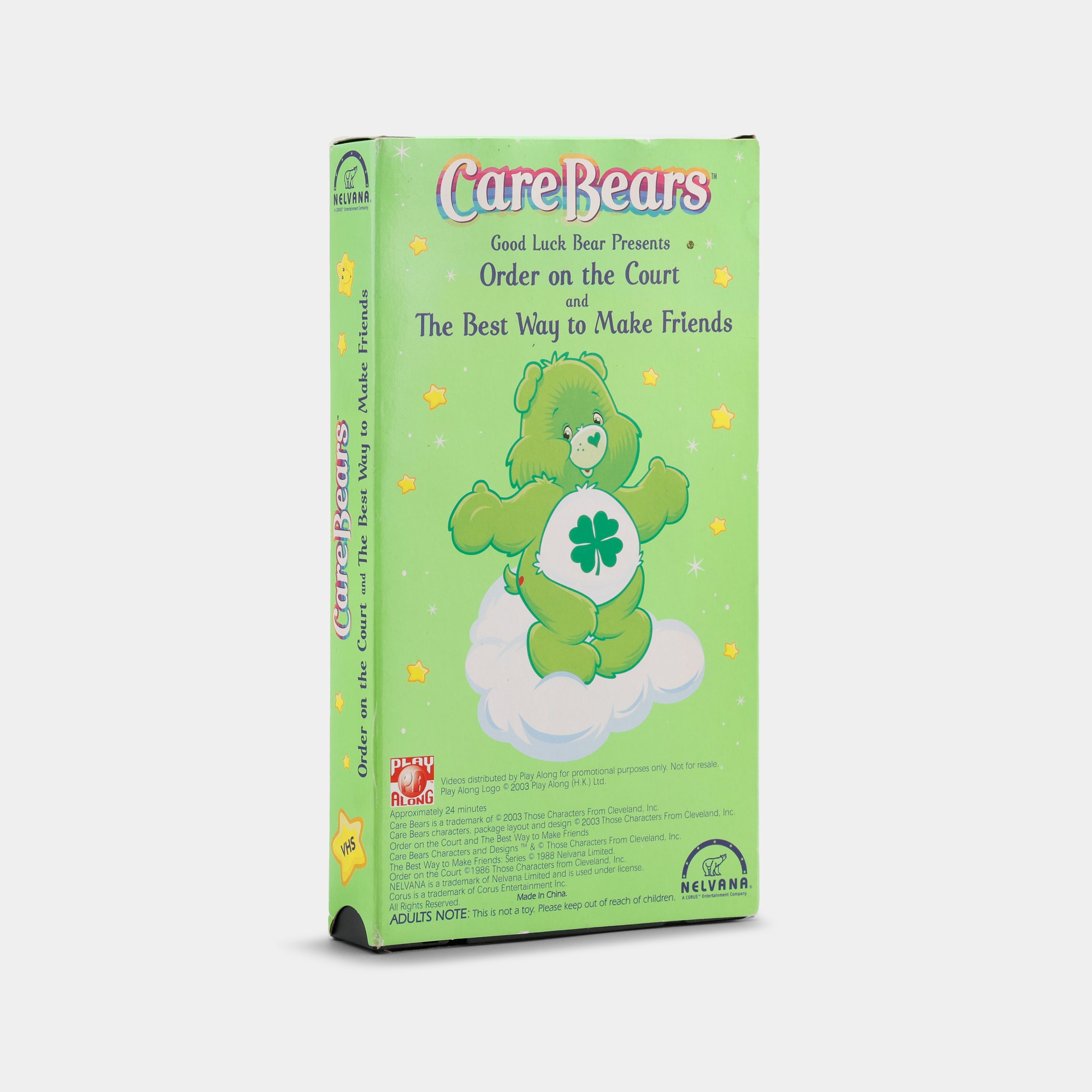 Care Bears: Order On The Court / The Best Way To Make Friends VHS Tape