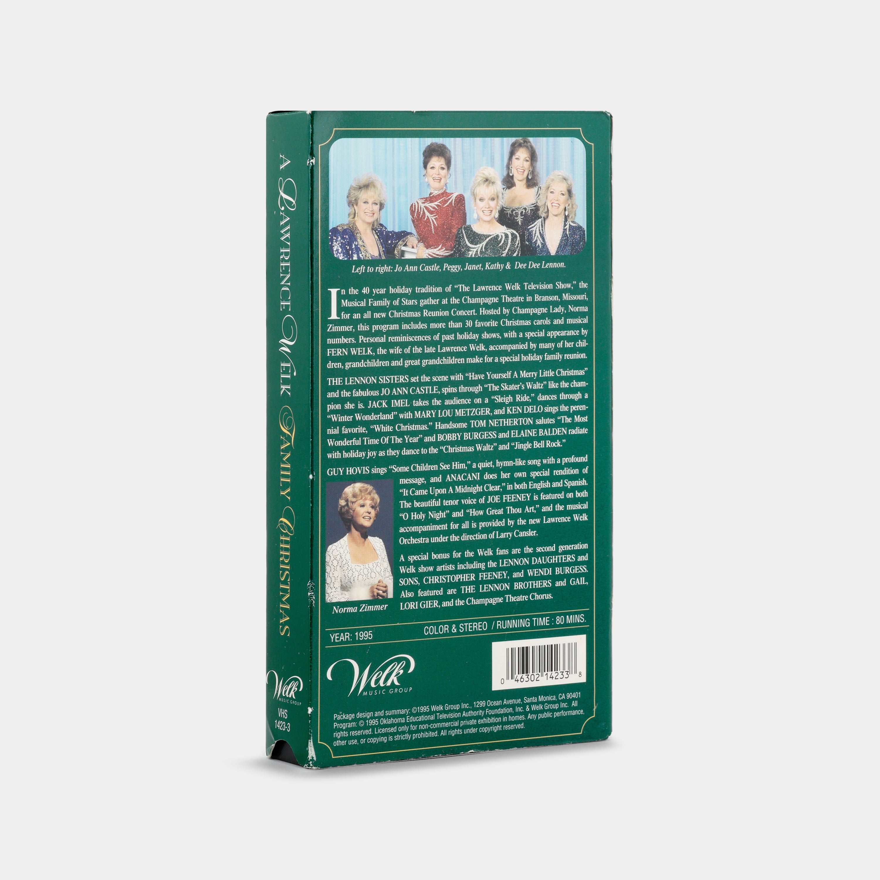 A Lawrence Welk Family Christmas VHS Tape