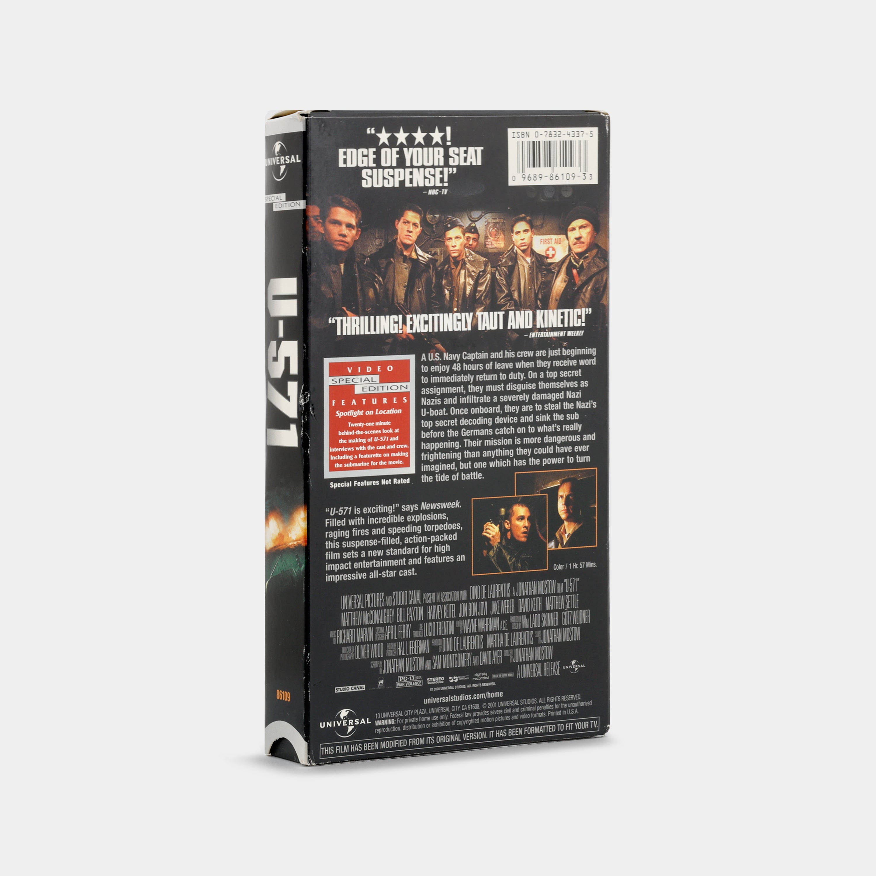U-571 (Universal Special Edition) VHS Tape