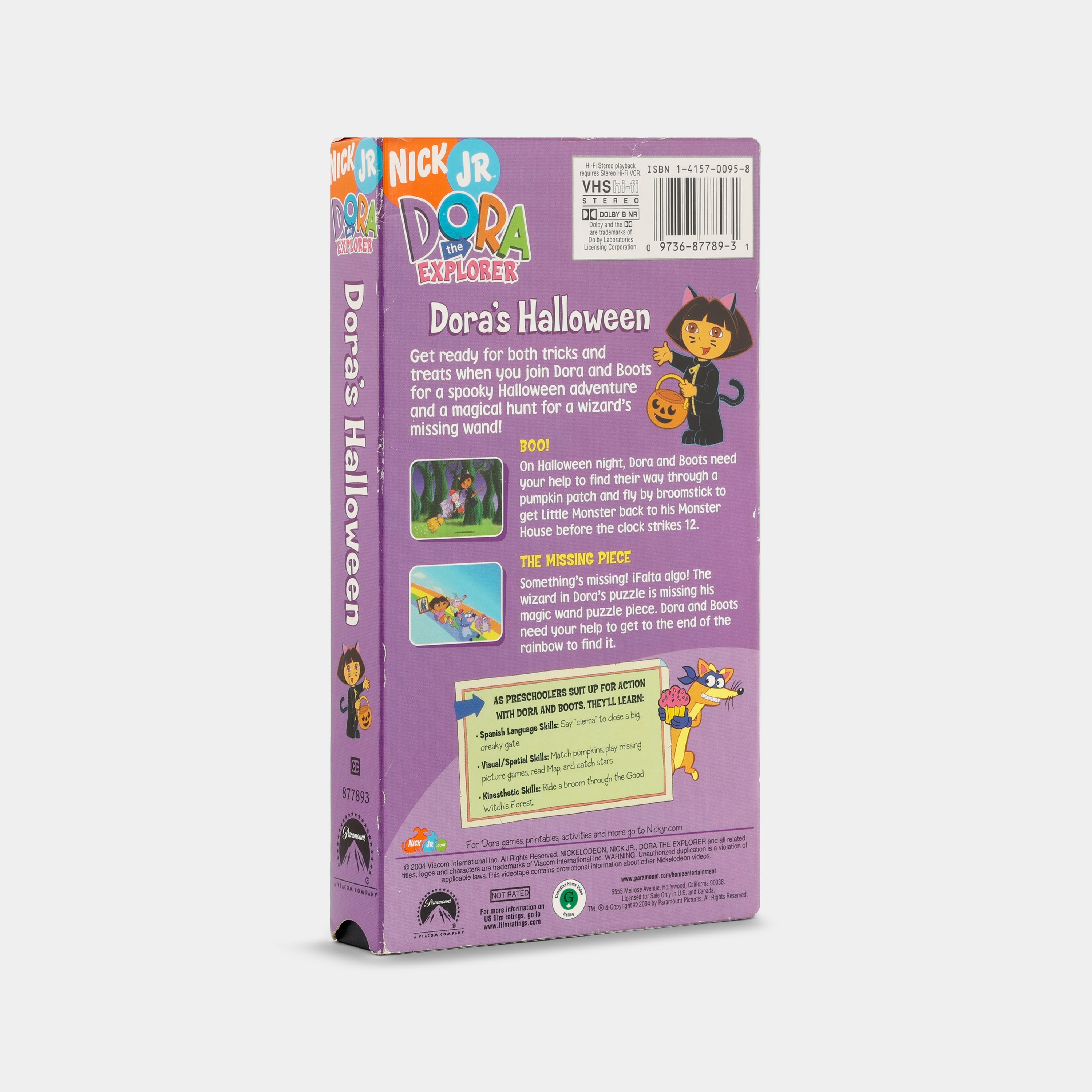 Dora the Explorer: Dora’s Halloween VHS Tape