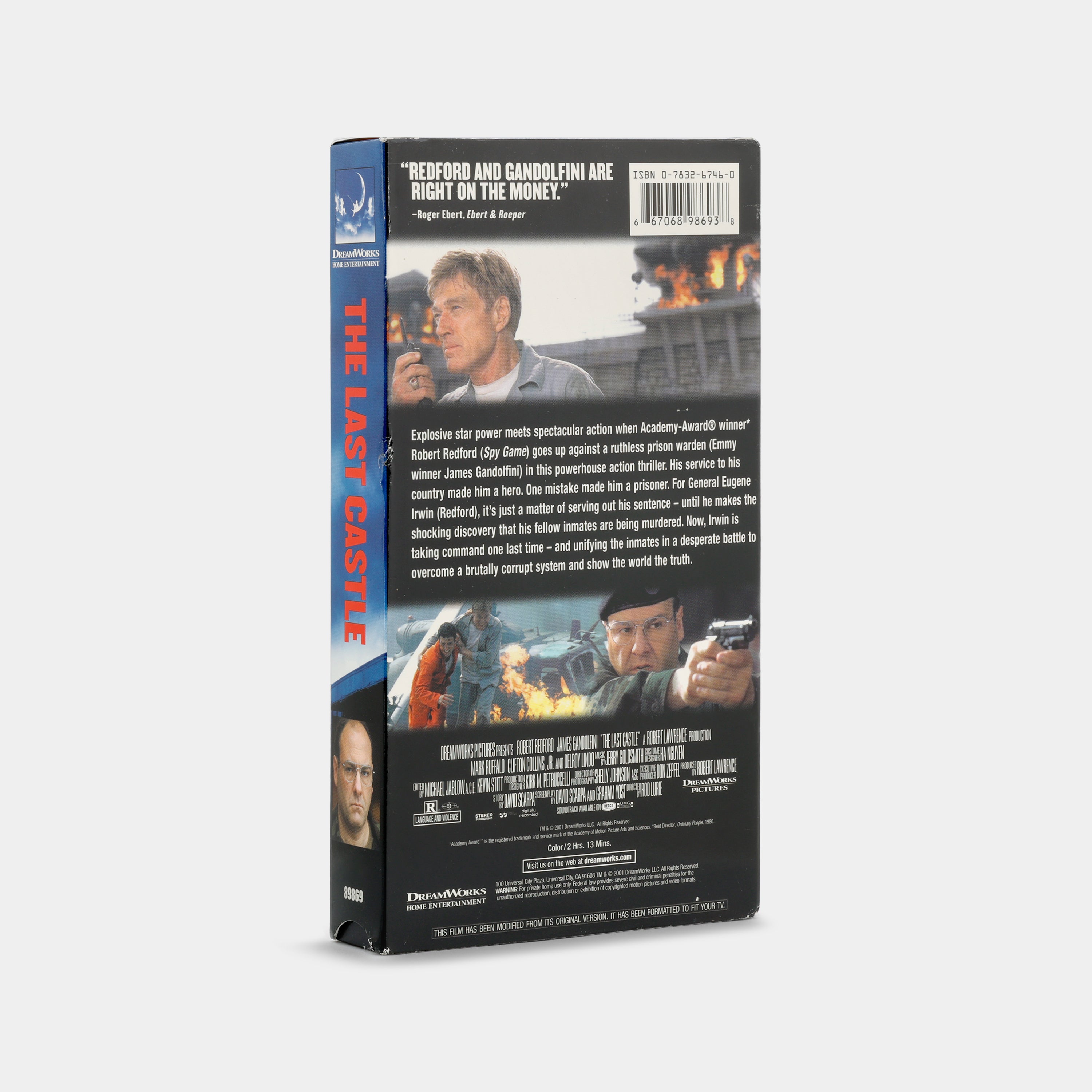 The Last Castle VHS Tape