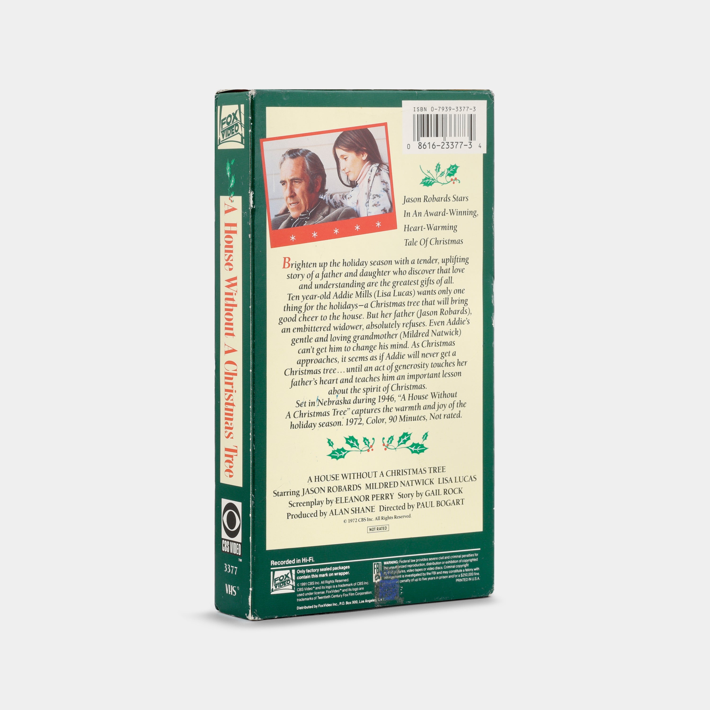 A House Without a Christmas Tree VHS Tape