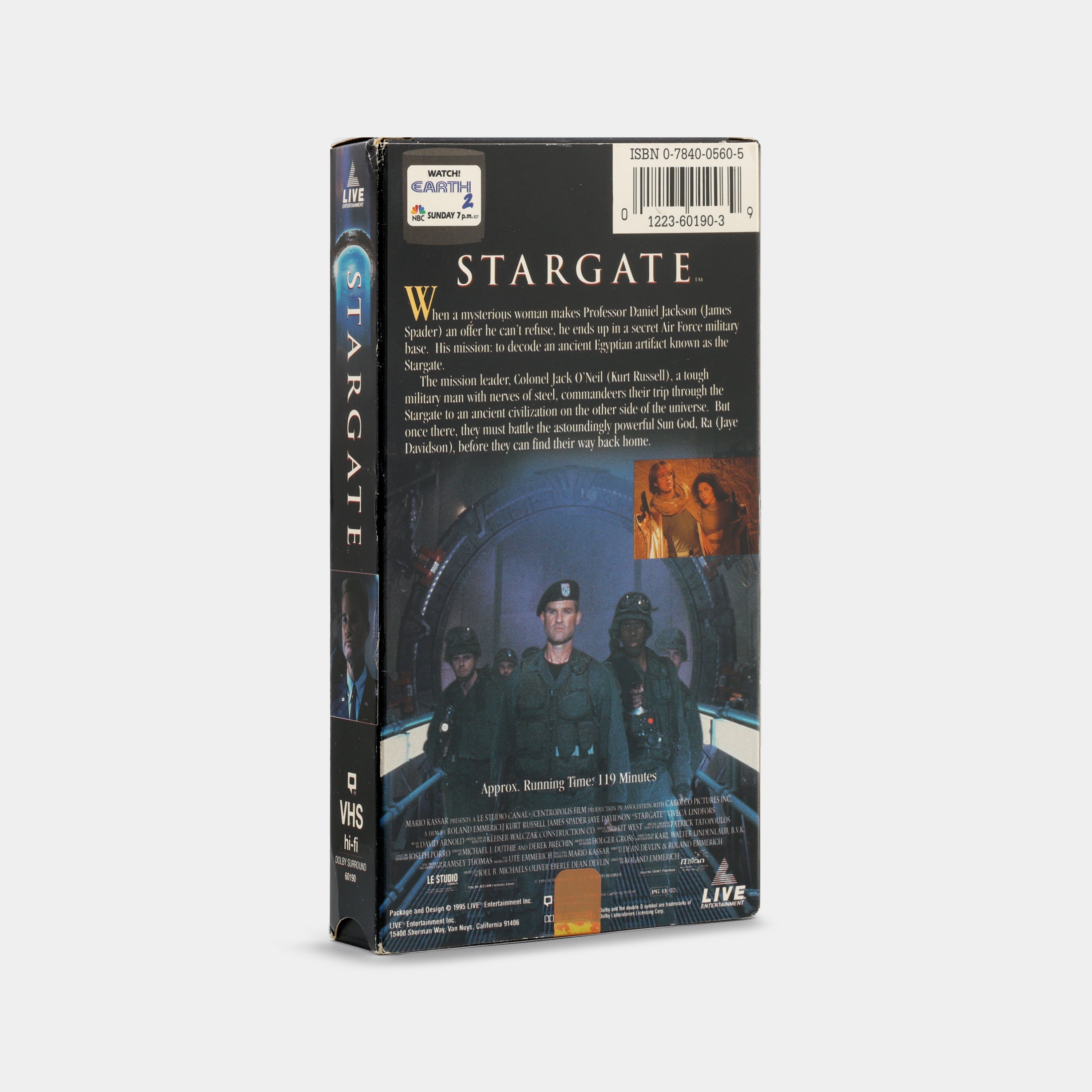 Stargate VHS Tape