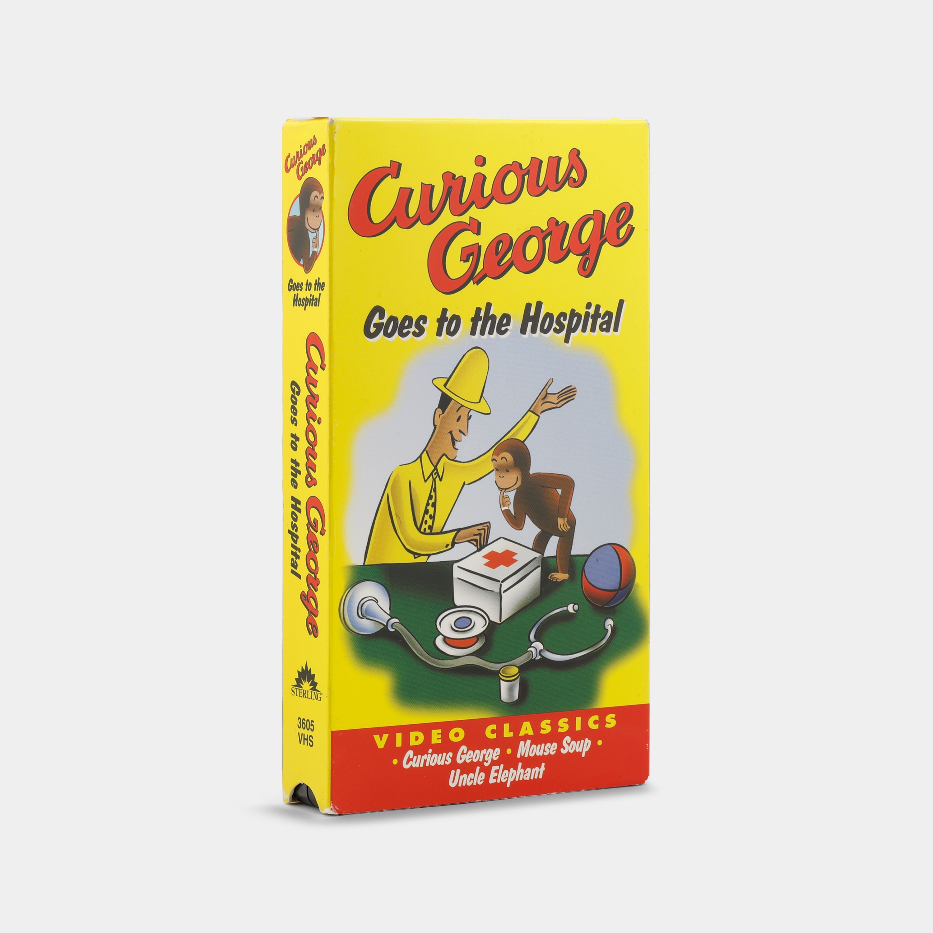 Curious George Goes to the Hospital VHS Tape