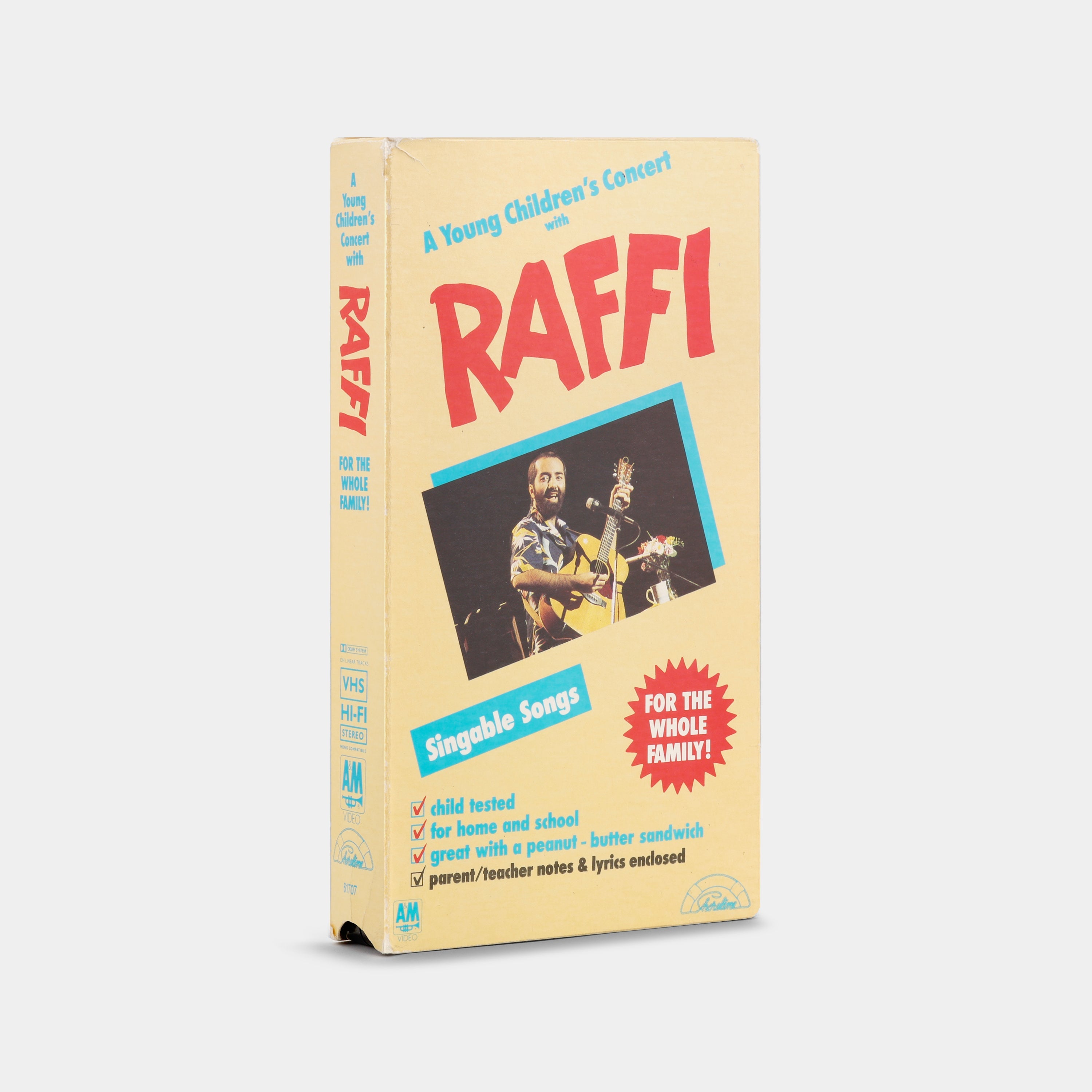 A Young Children's Concert with Raffi VHS Tape