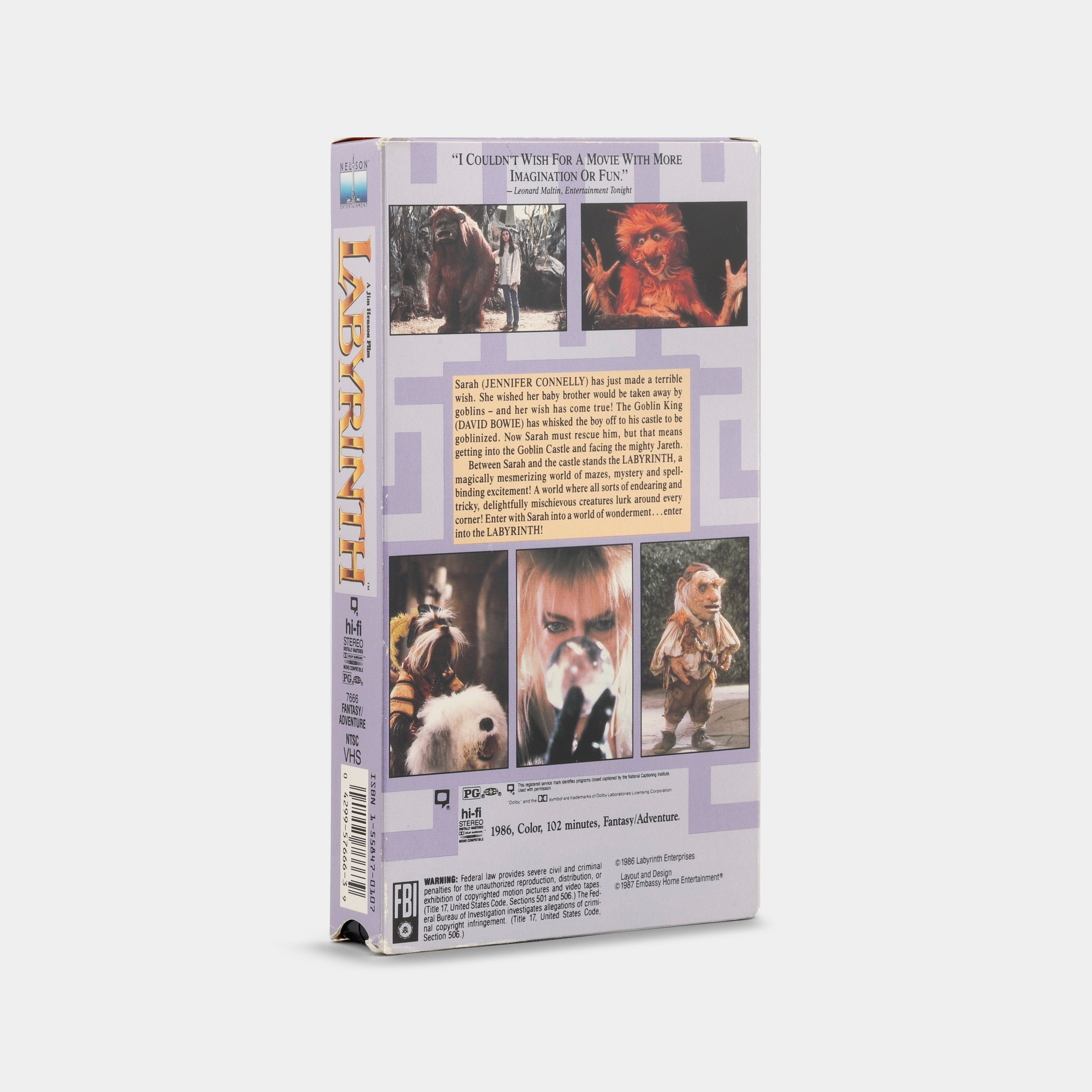 Labyrinth VHS Tape