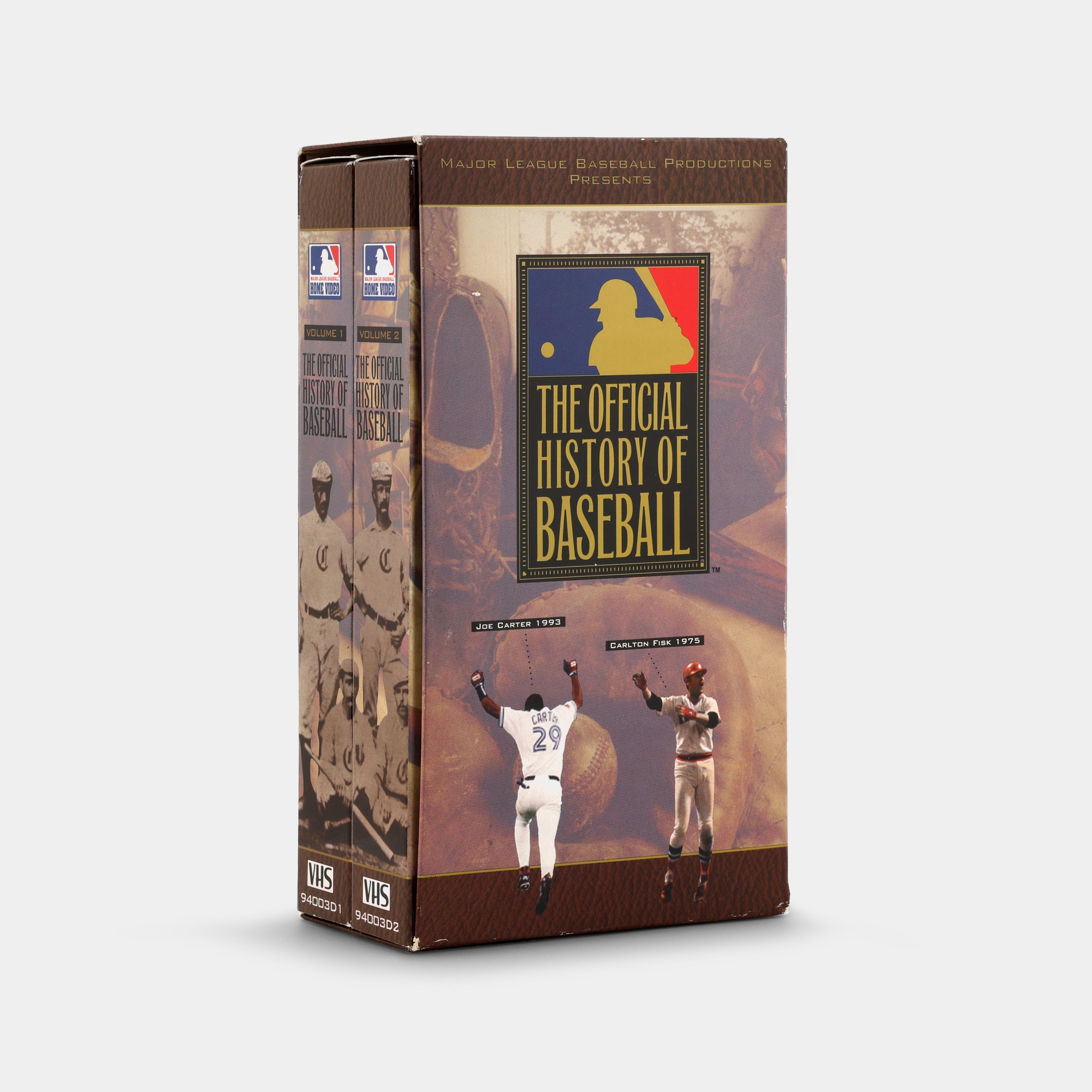 The Official History of Baseball VHS Tape Set