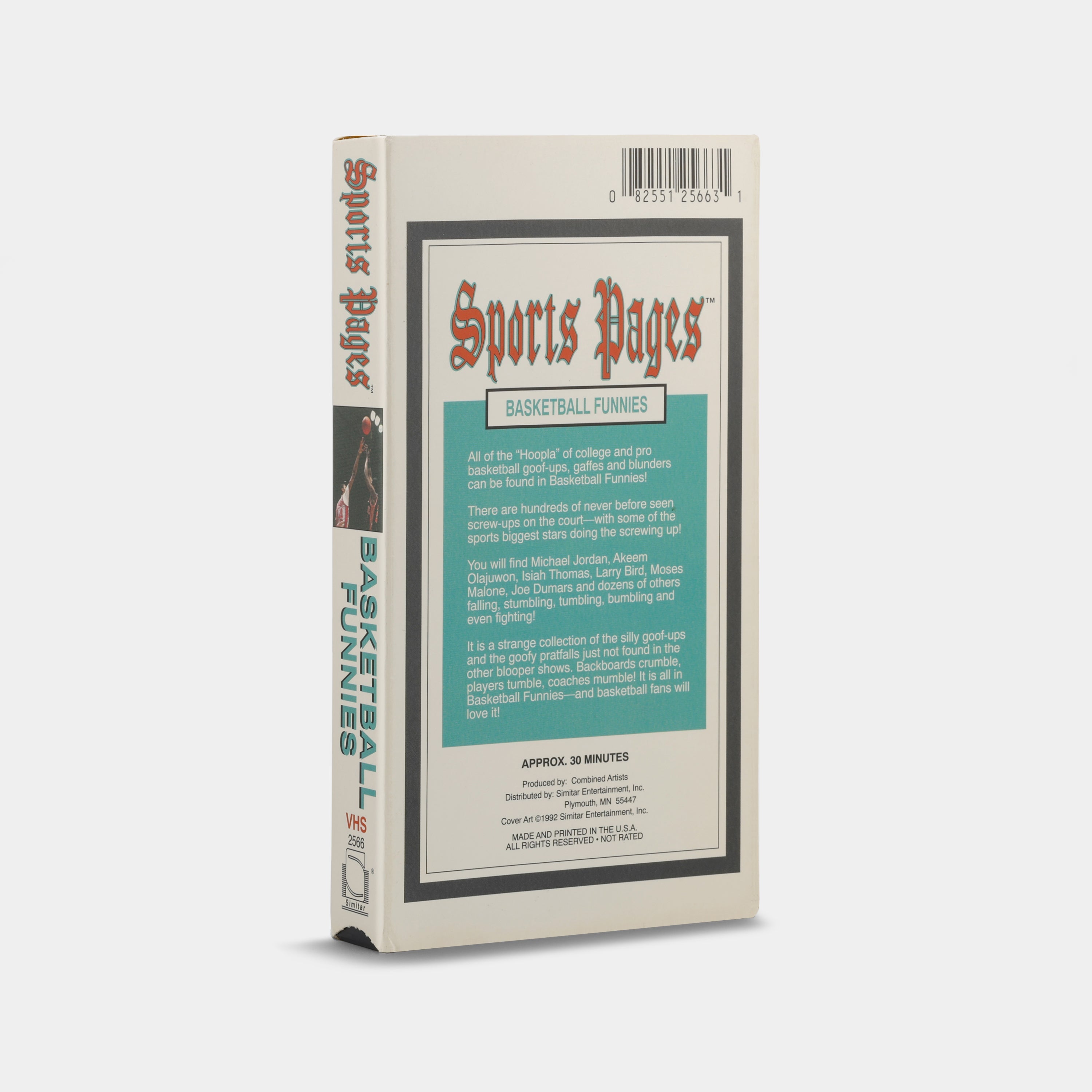 Sports Pages: Basketball Funnies Vol. 2 VHS Tape