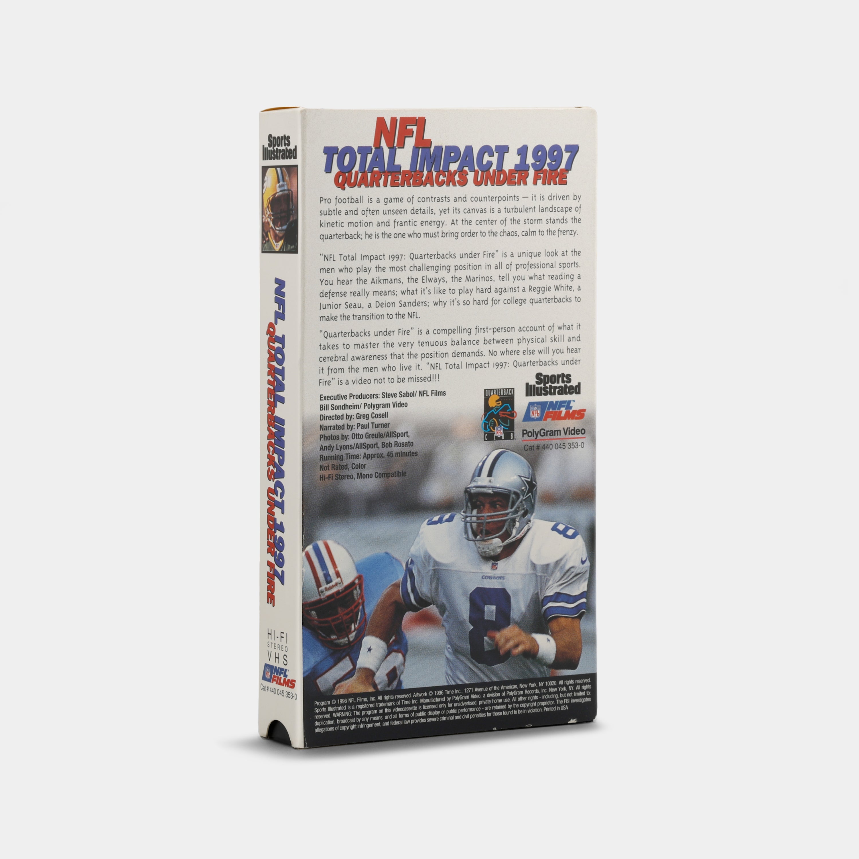 Sports Illustrated NFL Total Impact 1997: Quarterbacks Under Fire VHS Tape