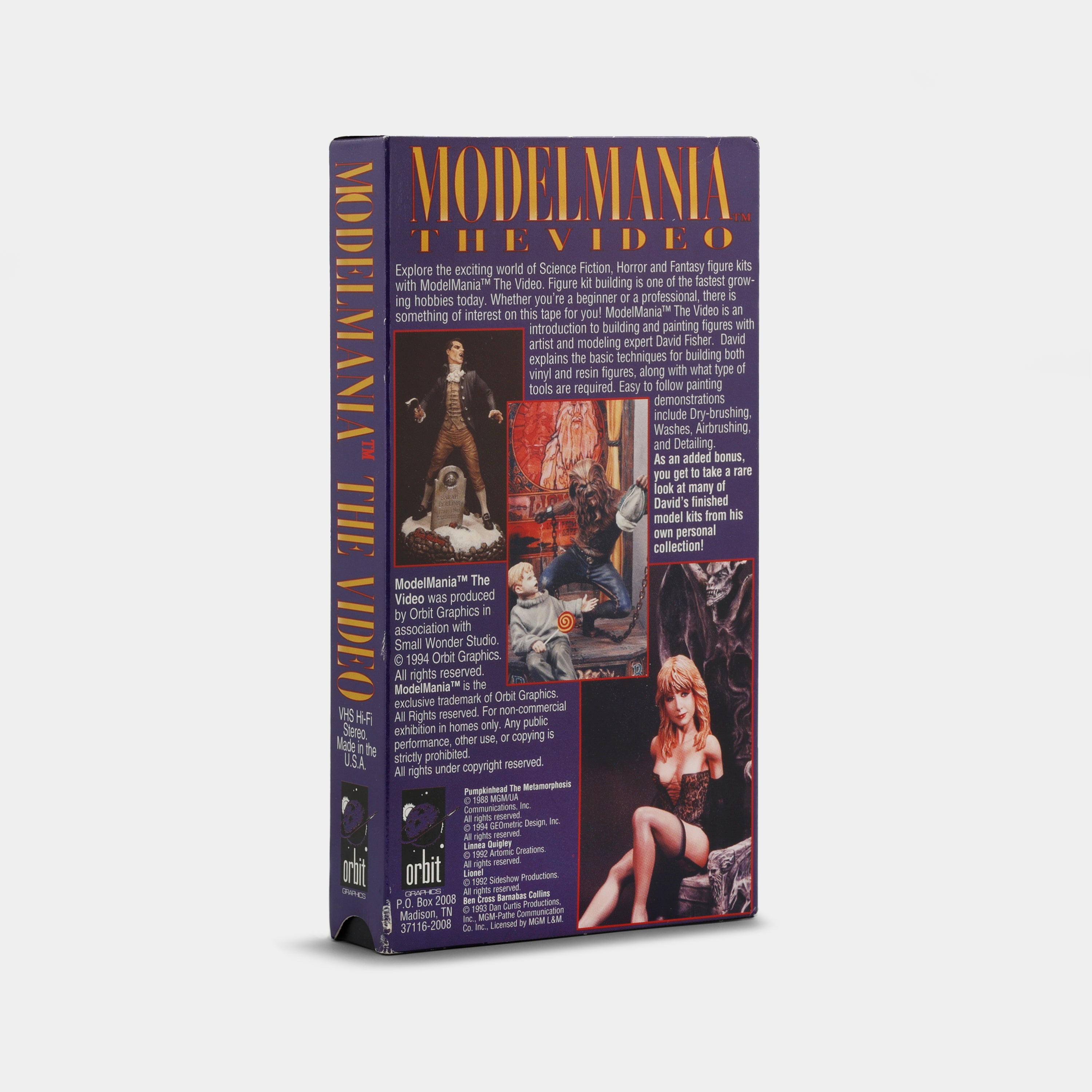 ModelMania with David Fisher: Volume 1 VHS Tape