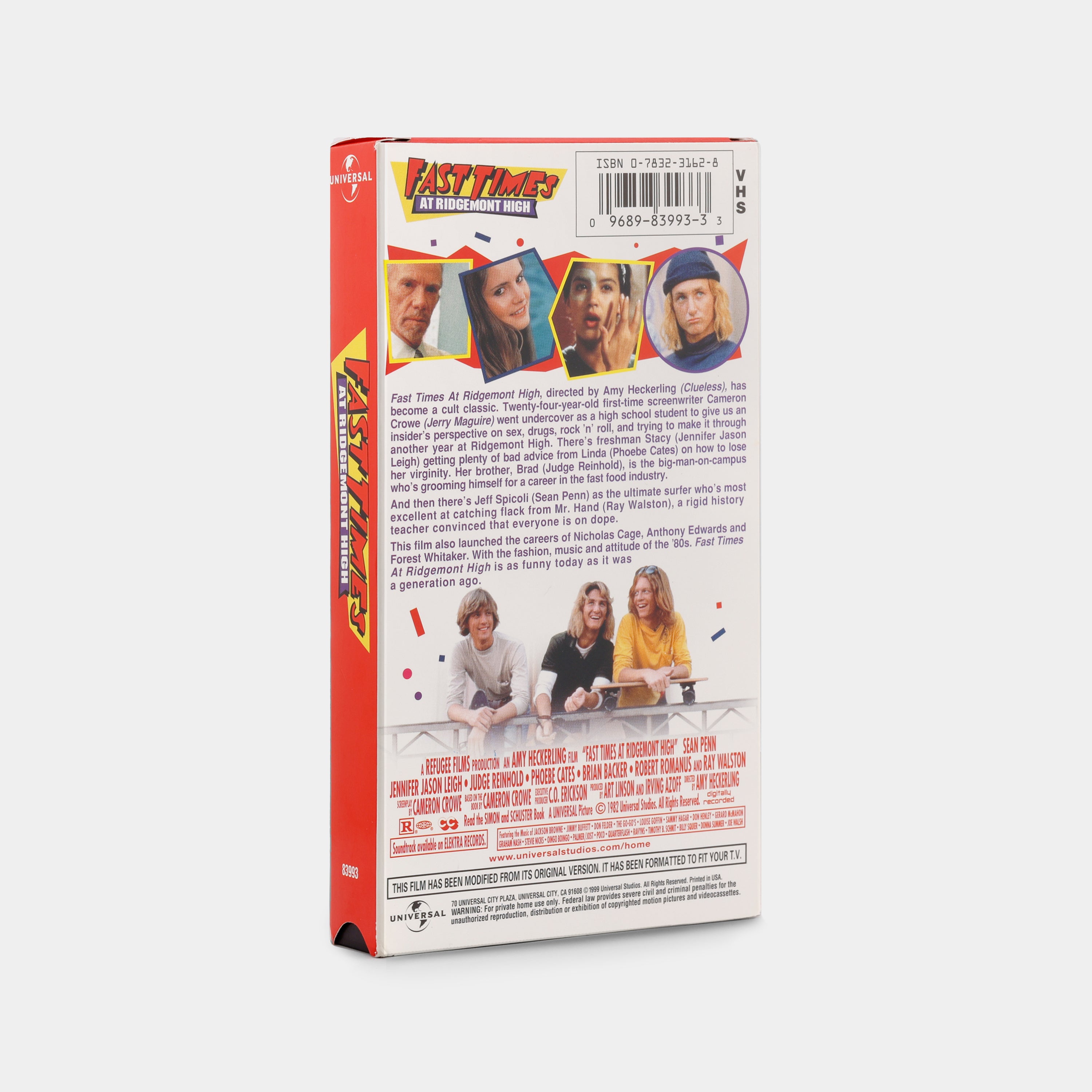 Fast Times at Ridgemont High VHS Tape