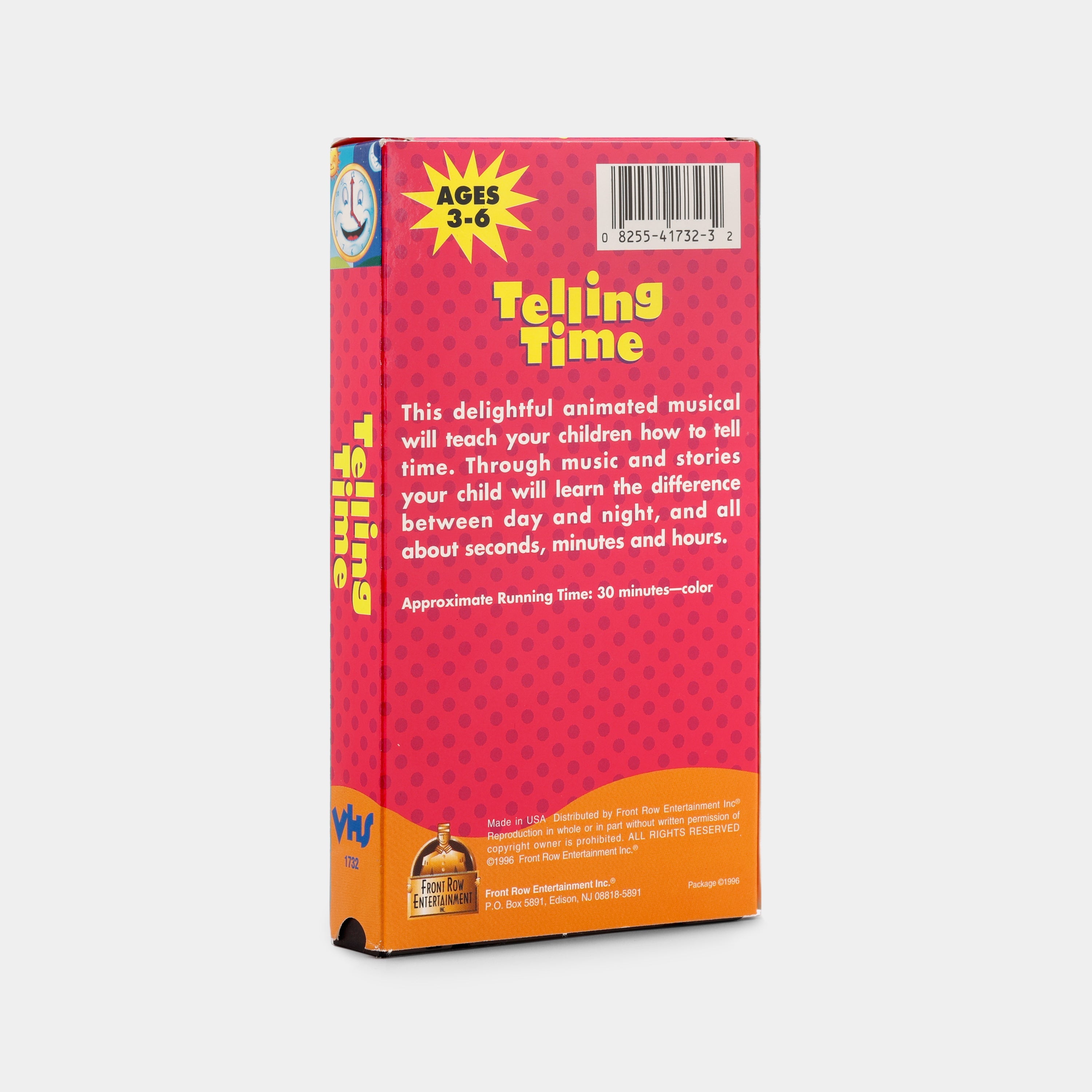 Telling Time VHS Tape