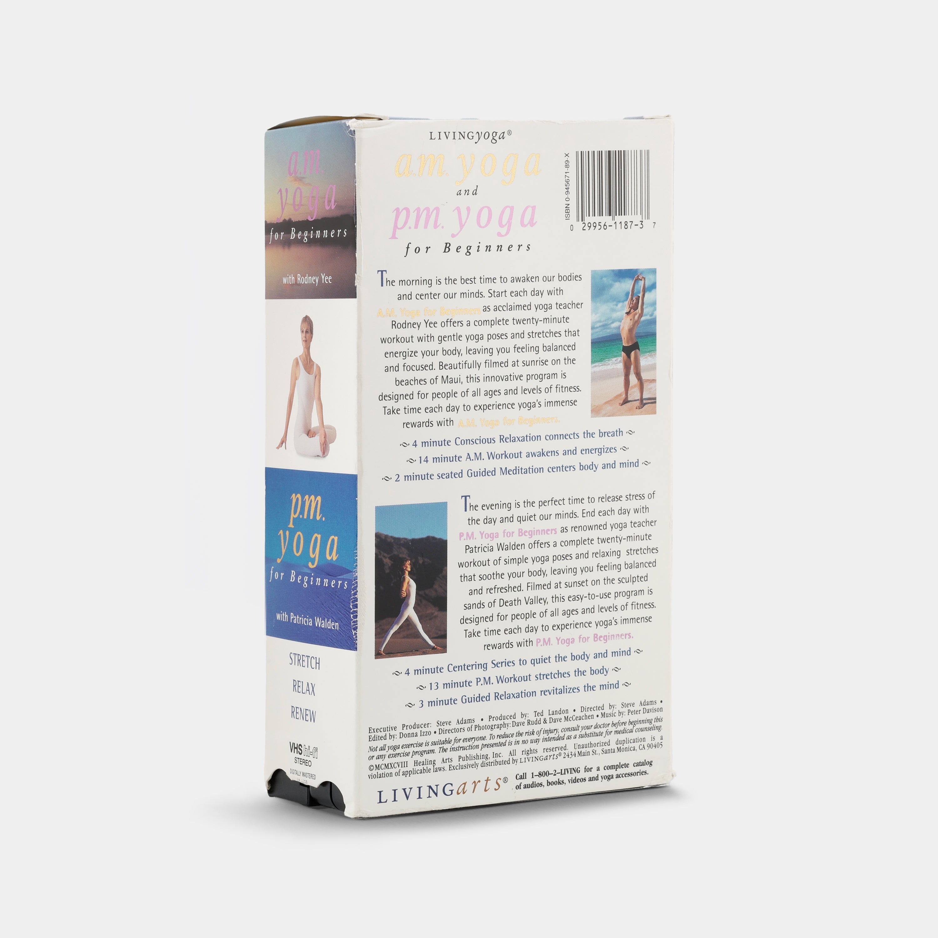 A.M. Yoga and P.M. Yoga for Beginners VHS Tape