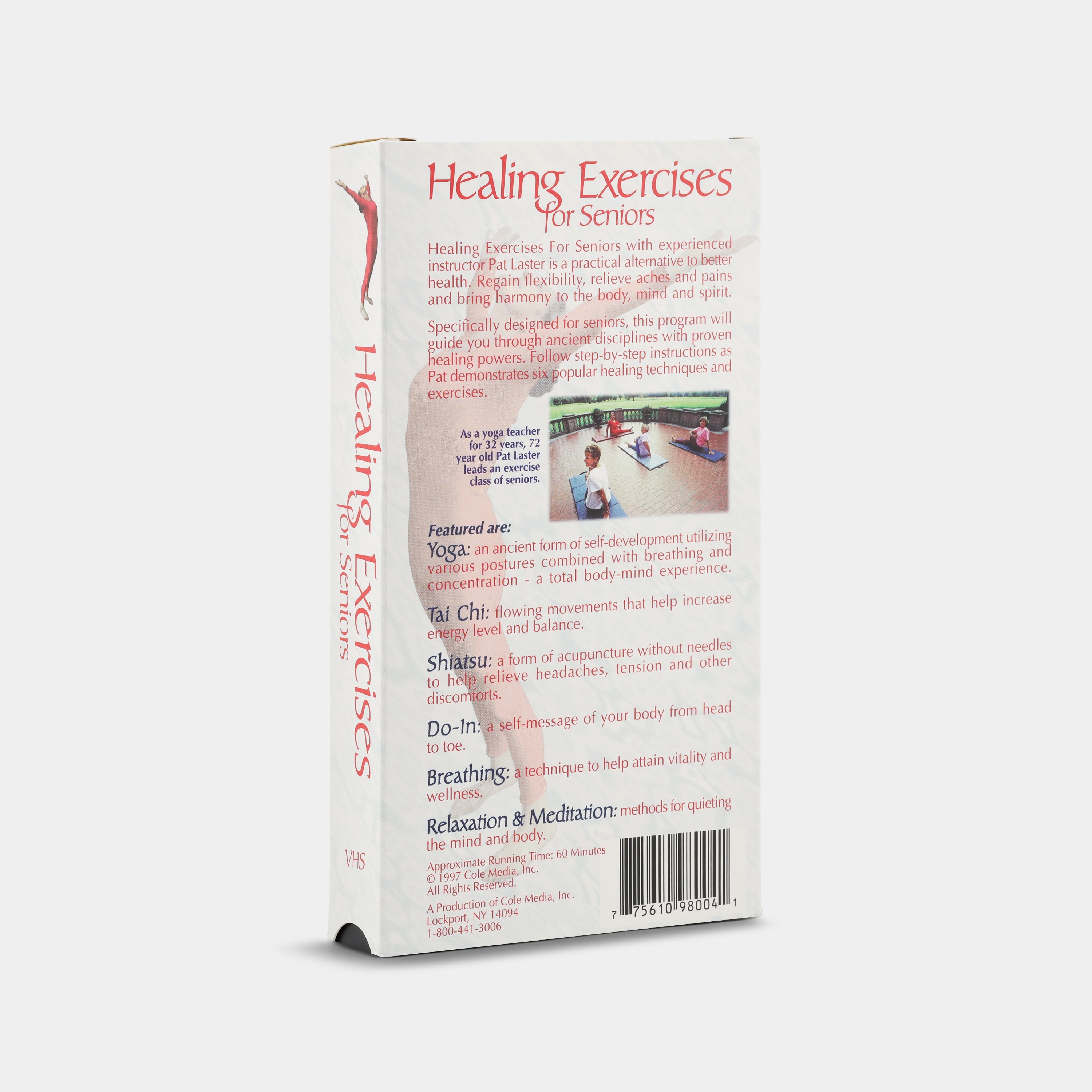 Healing Exercises for Seniors VHS Tape