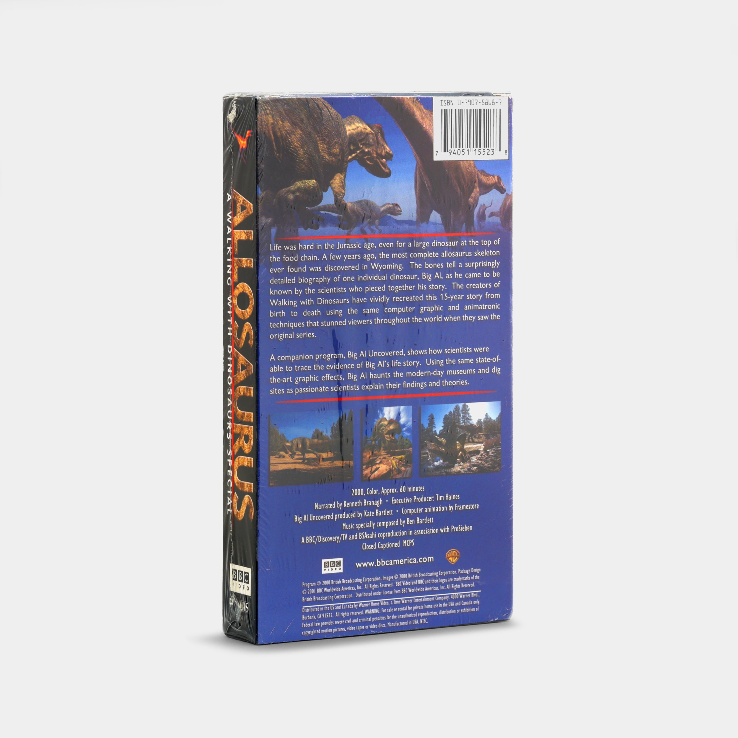 Allosaurus: A Walking with Dinosaurs Special (Sealed) VHS Tape