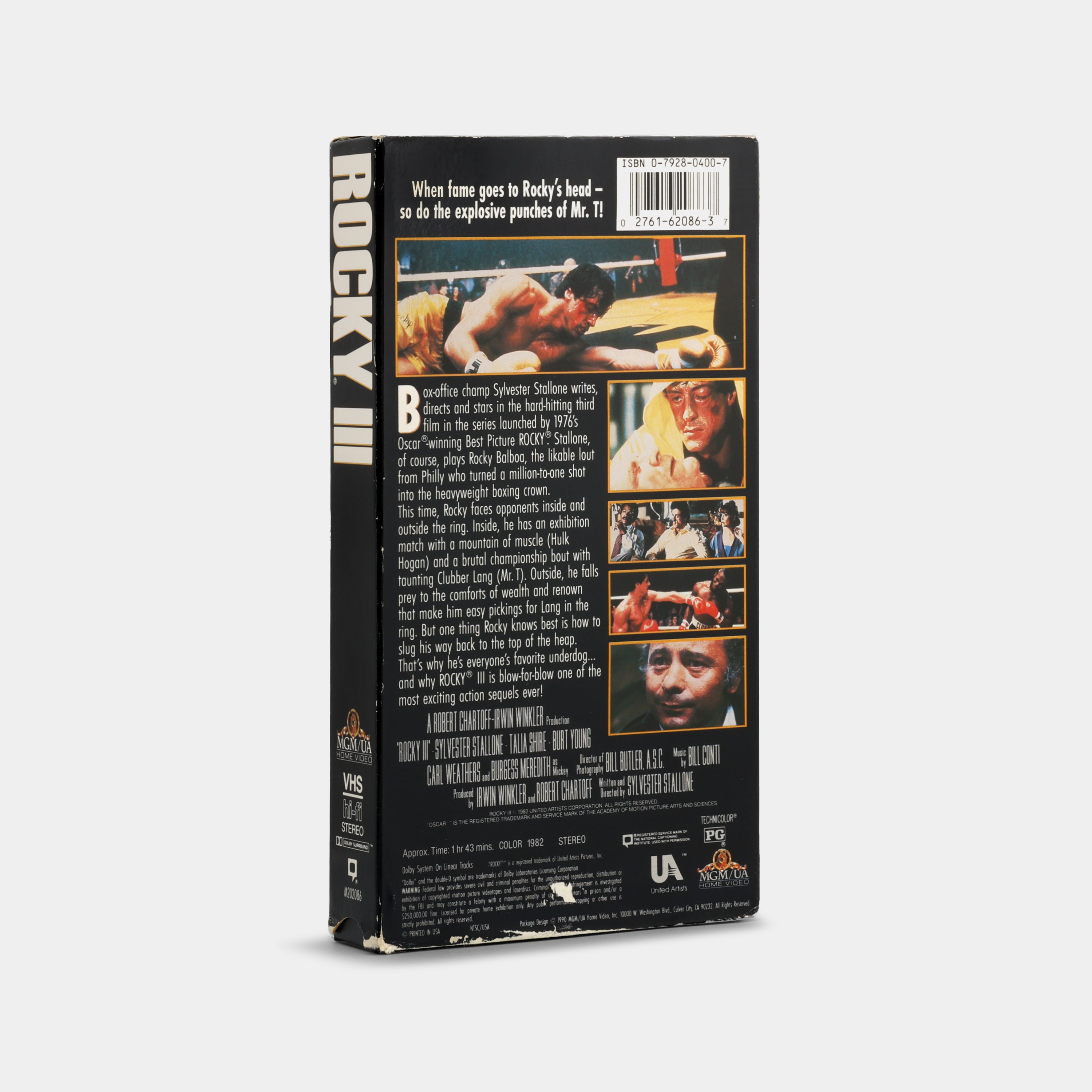 Rocky III VHS Tape