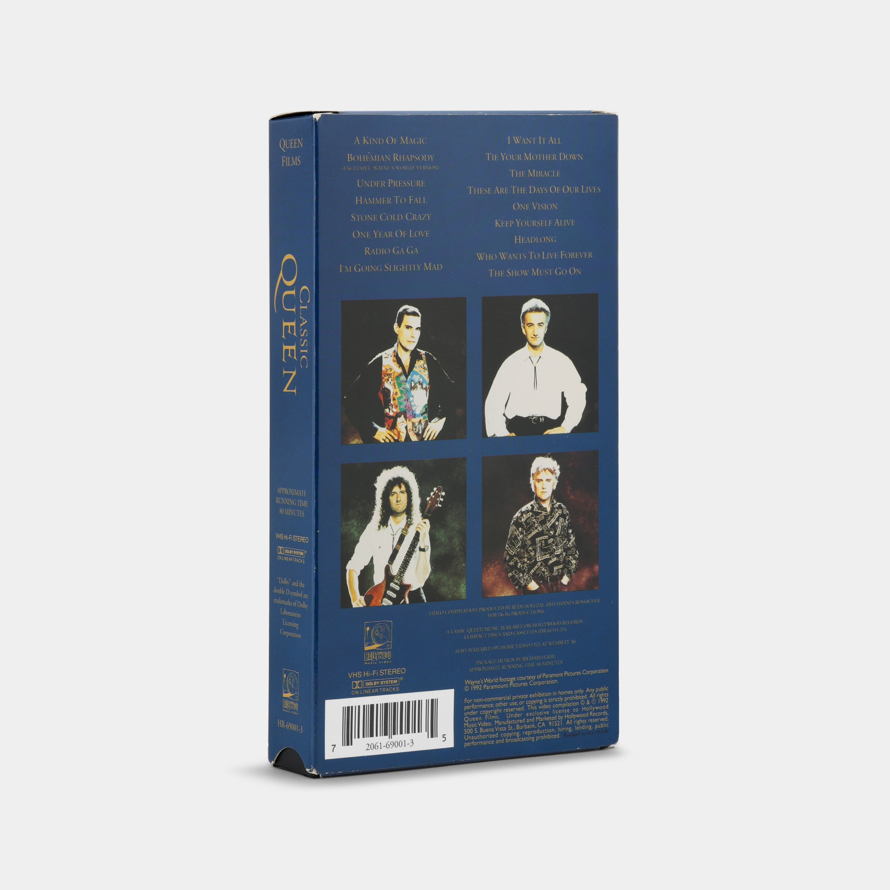 Classic Queen VHS Tape