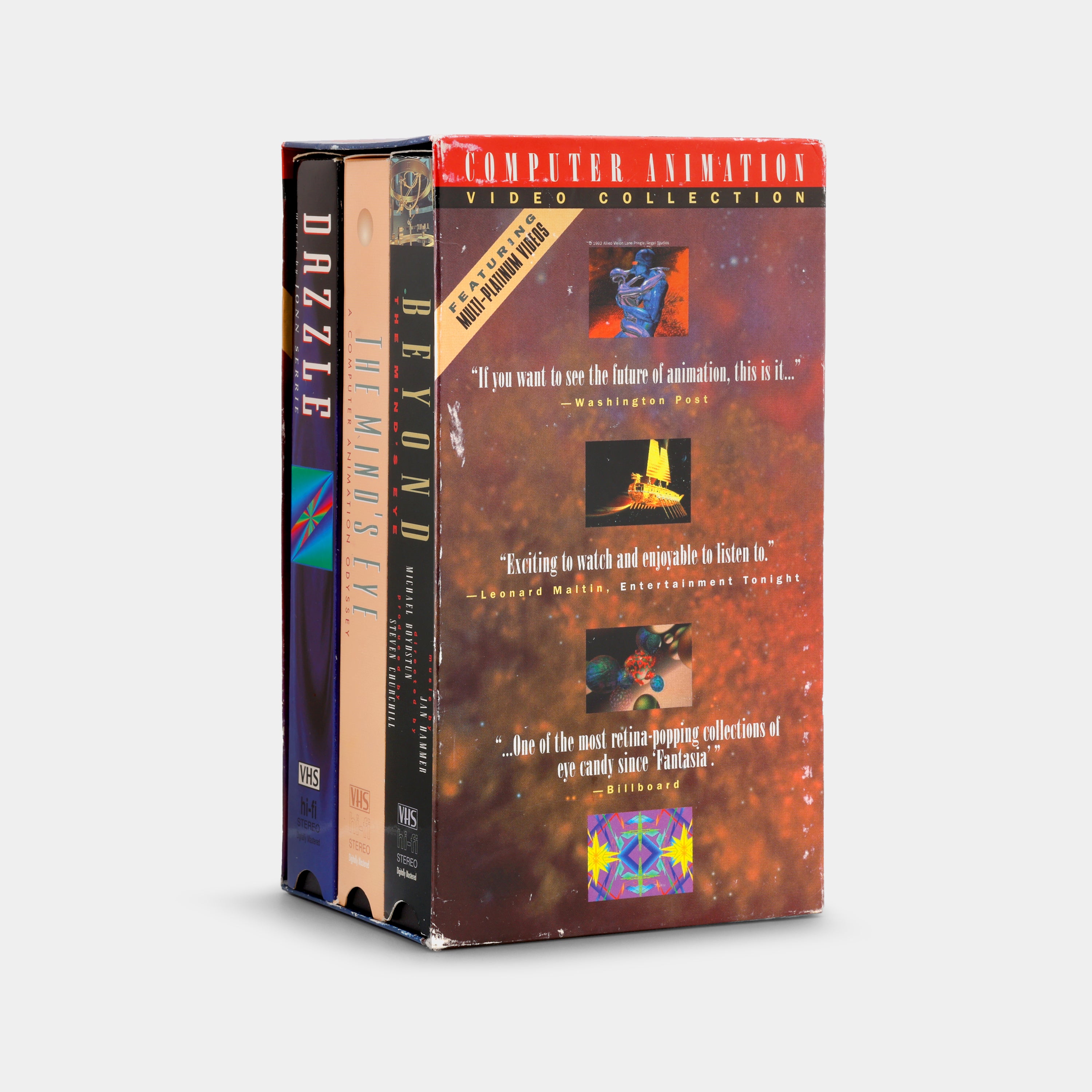 Computer Animation Video Collection VHS Tape Set